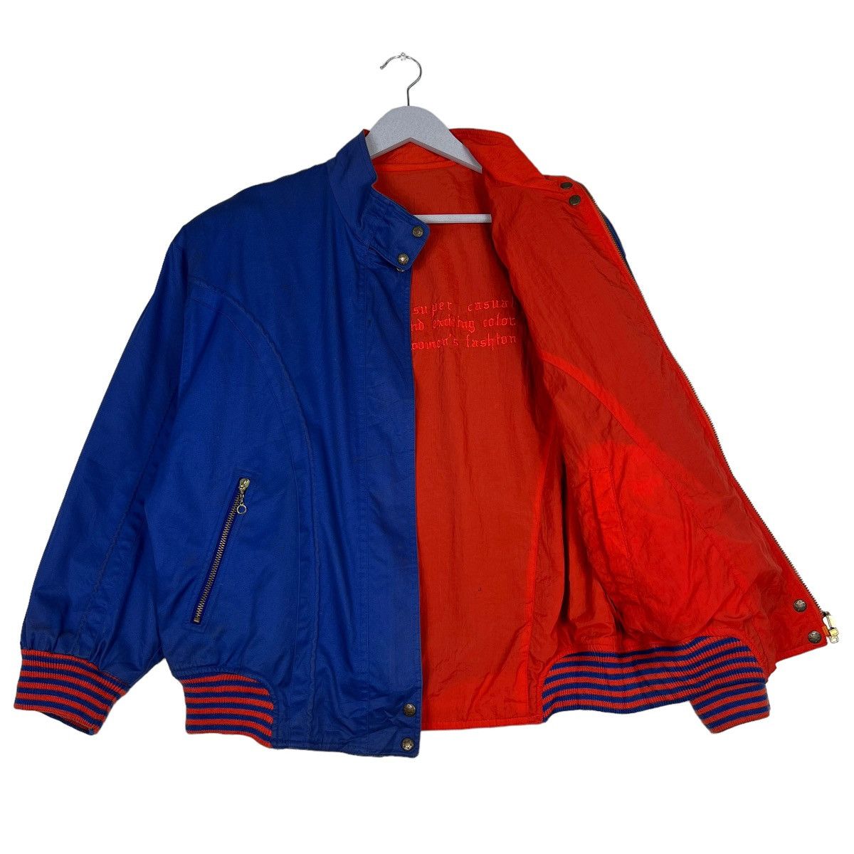 Japanese Brand 🔥 REVERSIBLE BOMBER JACKET Size US S / EU 44-46 / 1 - 9 Thumbnail