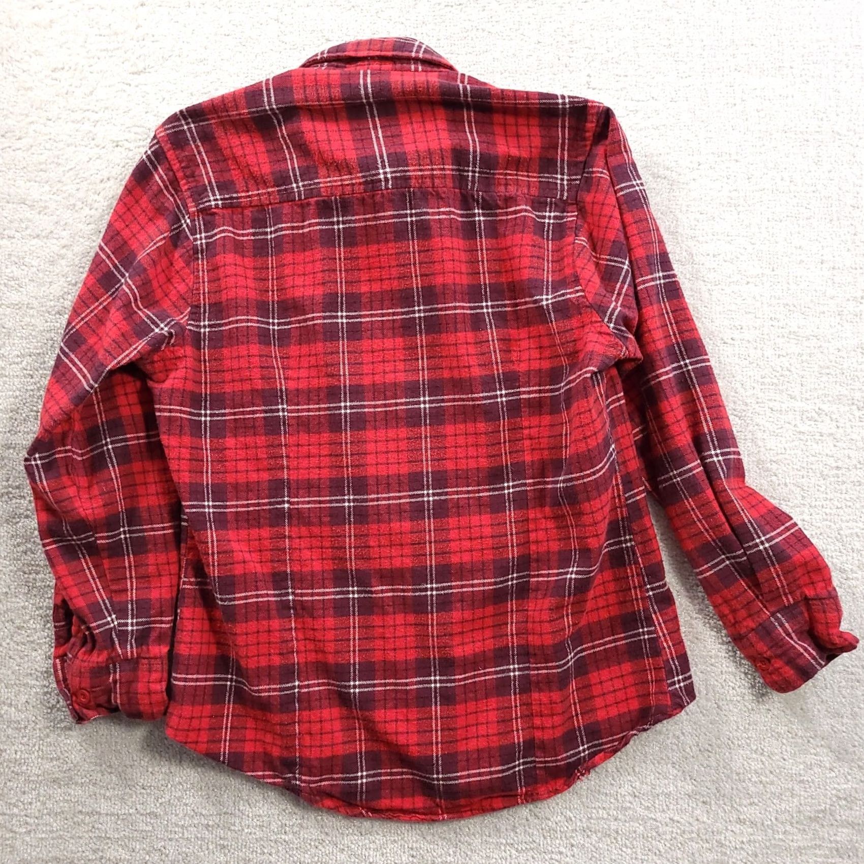 Vintage Stillwater Supply Co Flannel Button Up Shirt Red Plaid Men's S Roll Tab Shirt Size US S / EU 44-46 / 1 - 7 Thumbnail