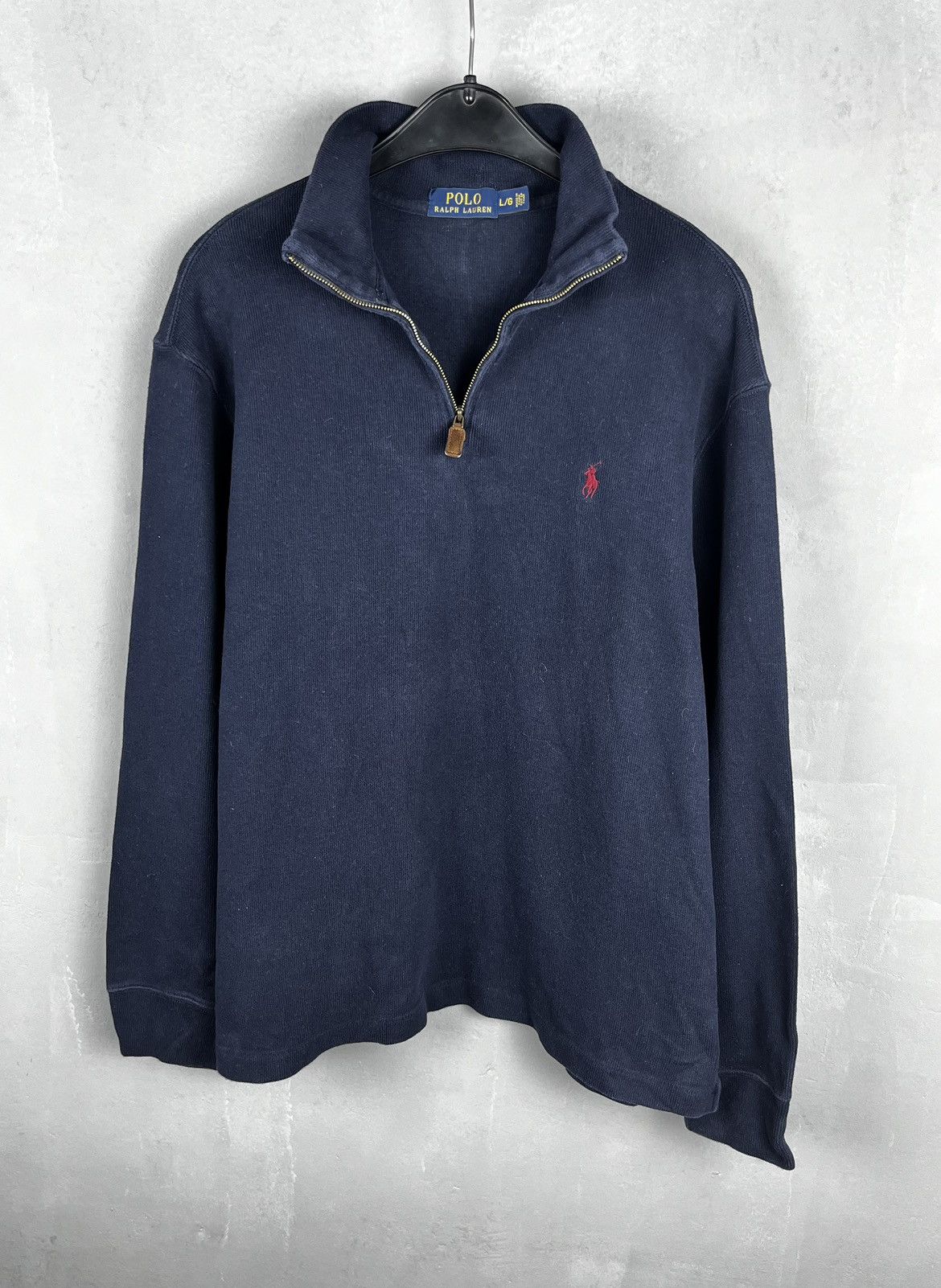 Polo Ralph Lauren × Ralph Lauren × Vintage Polo Ralph Lauren zip sweatshirt Size US L / EU 52-54 / 3 - 1 Thumbnail