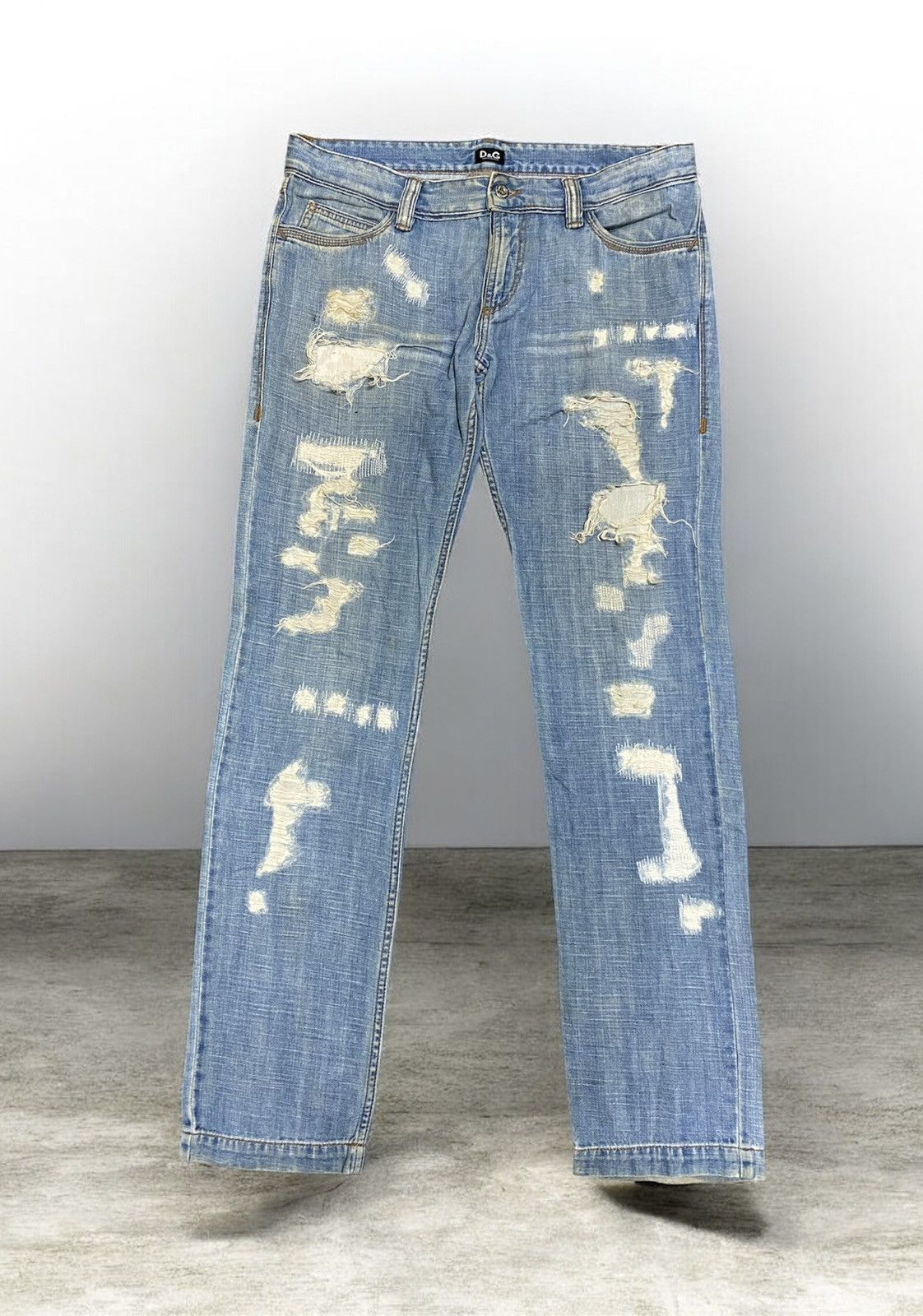 Dolce & Gabbana Rare Vtg Dolce & Gabbana Audacious Distressed Jeans Size US 34 / EU 50 - 1 Thumbnail