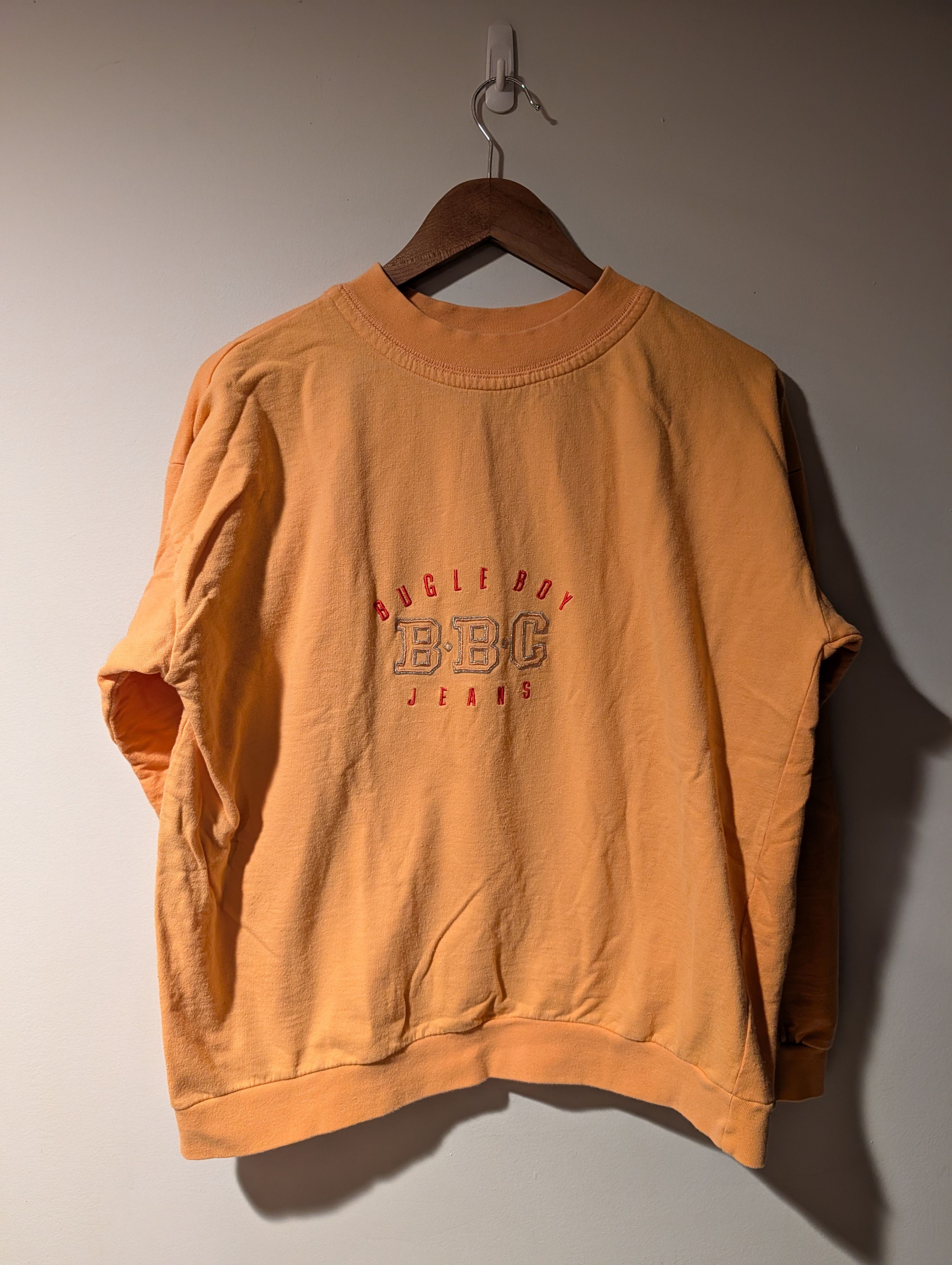 Bugle Boy Vintage 90s Bugle Boy Classic Jeans BBC Medium Sweatshirt Size US M / EU 48-50 / 2 - 1 Thumbnail