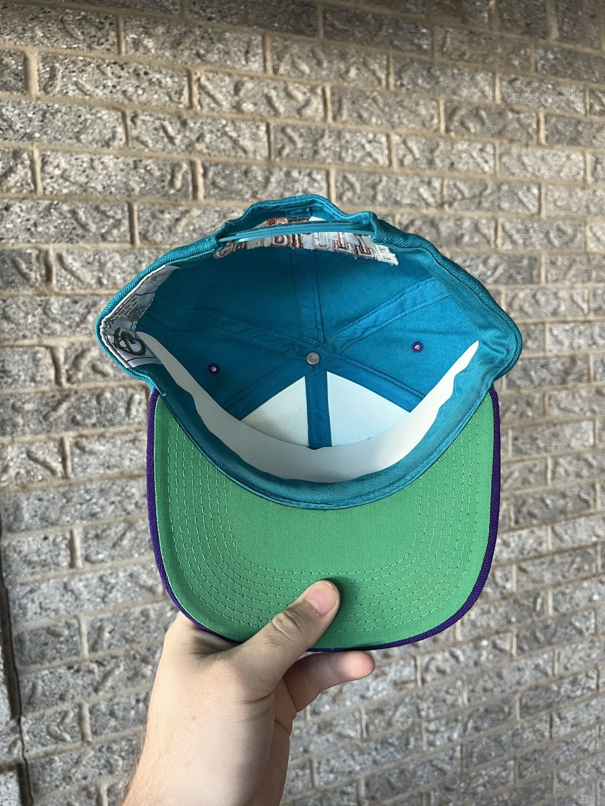 Sports Specialties × Vintage Vintage 90’s Wool NBA Charlotte Hornets SnapBack Hat Size ONE SIZE - 2 Thumbnail