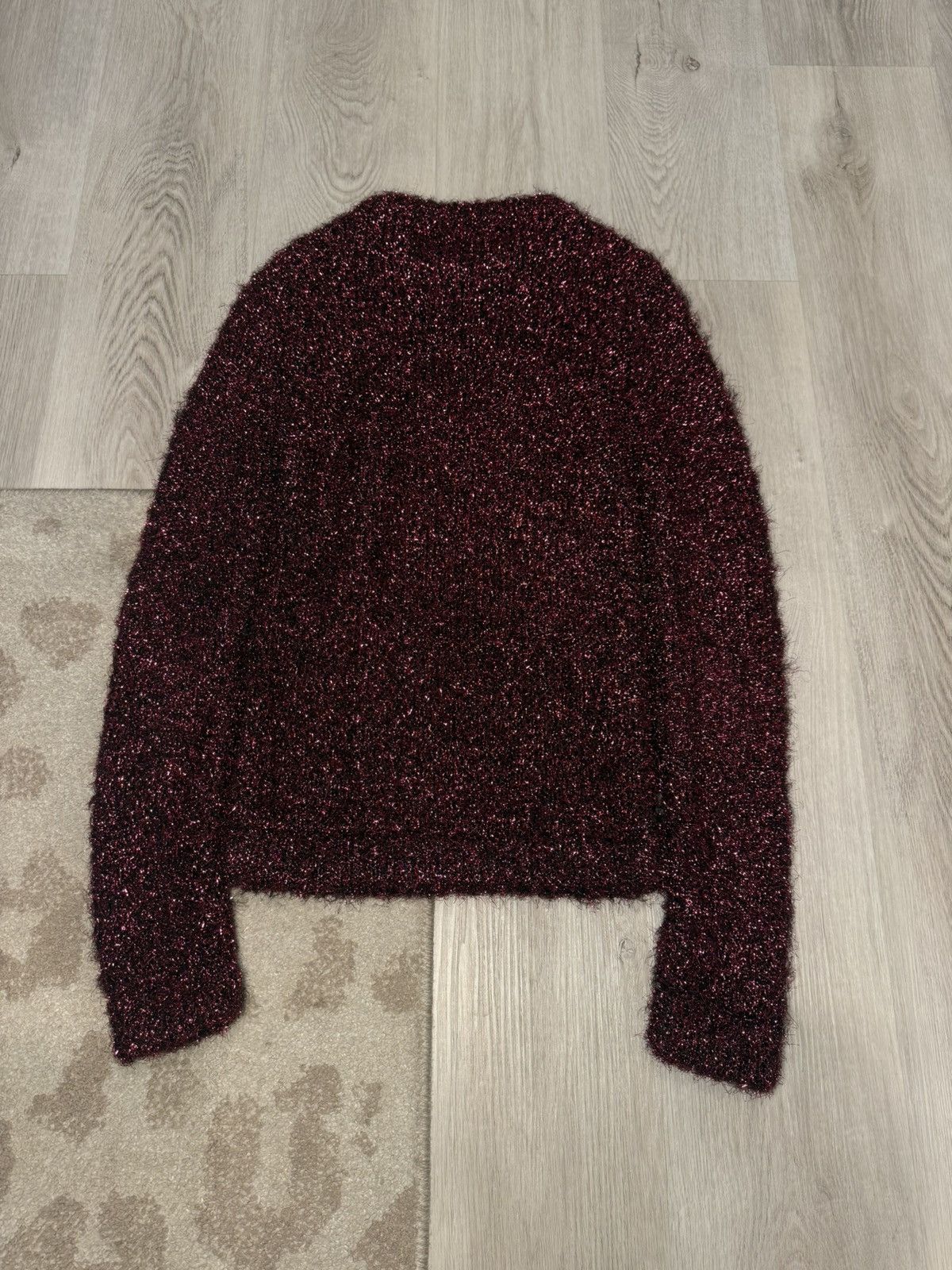 Saint Laurent Paris f/w 2019 sparkle knit sweater!! Size US S / EU 44-46 / 1 - 4 Thumbnail