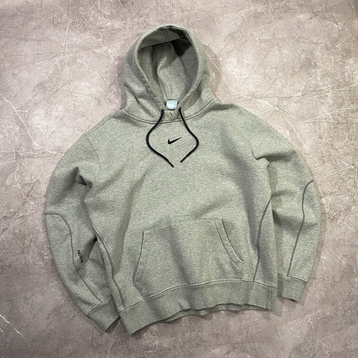 image of Nocta Drake Hoodie Center Logo Basic 00S in Grey, Men's (Size XL)