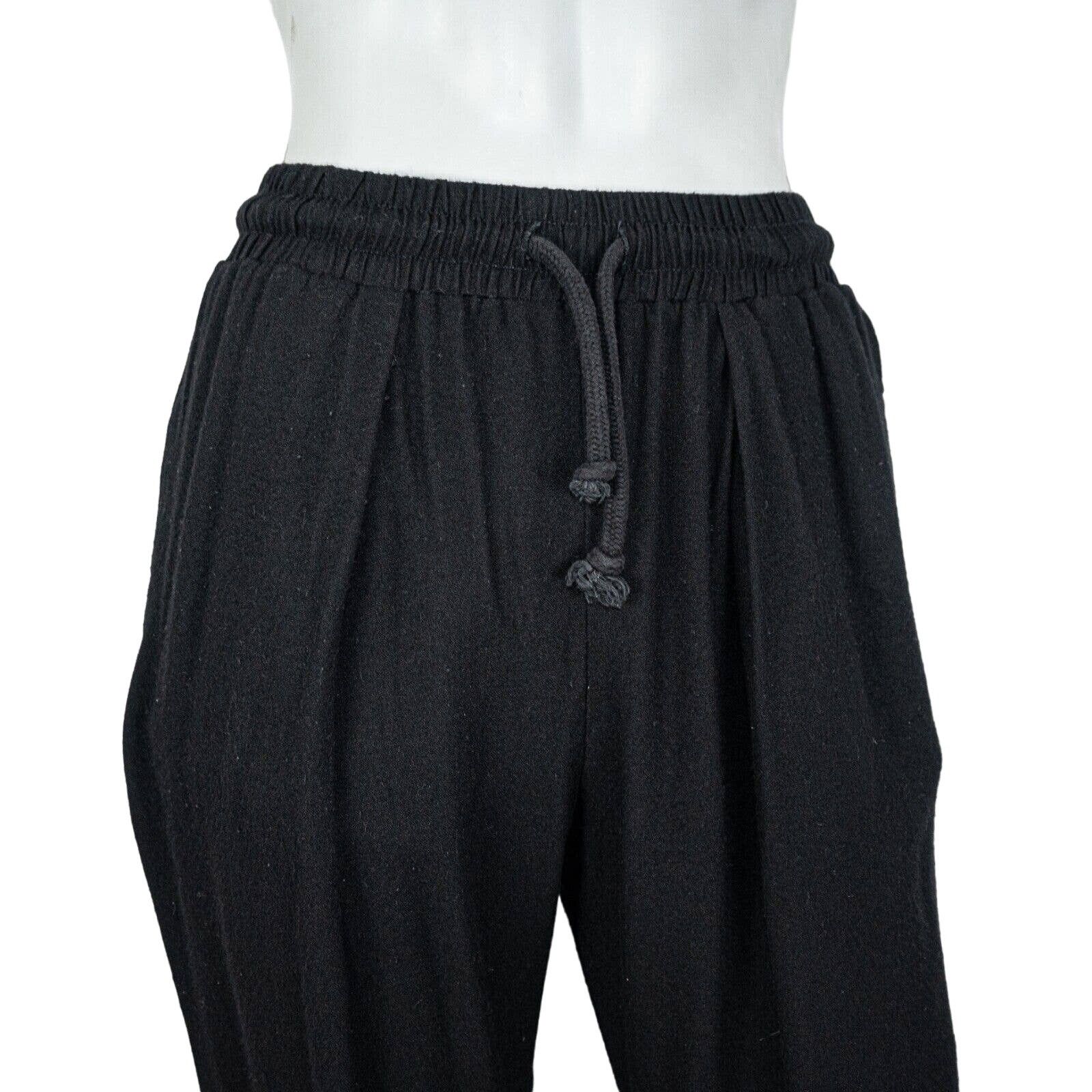 Black Crane BLACK CRANE Drawstring Pants Black Rayon Wool Size XS Size 24" / US 00 / IT 34 - 7 Thumbnail