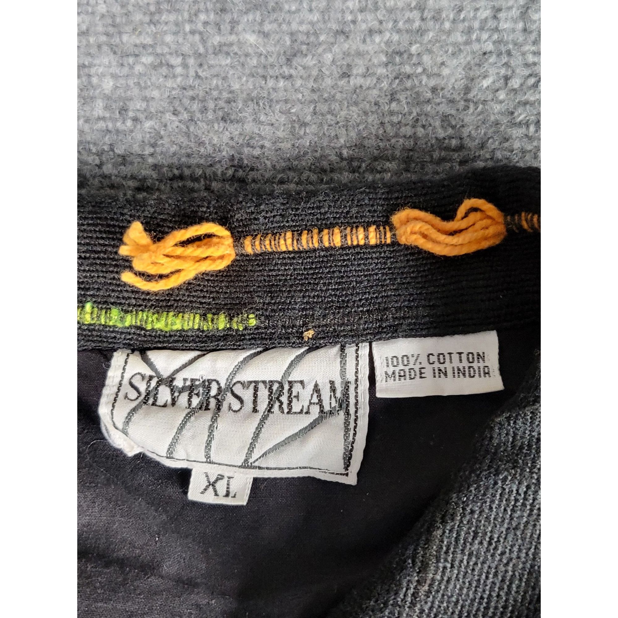 Other Silver Stream Multicolor Embroidered Fringe Buttons Lined Ja Size XL / US 12-14 / IT 48-50 - 5 Thumbnail