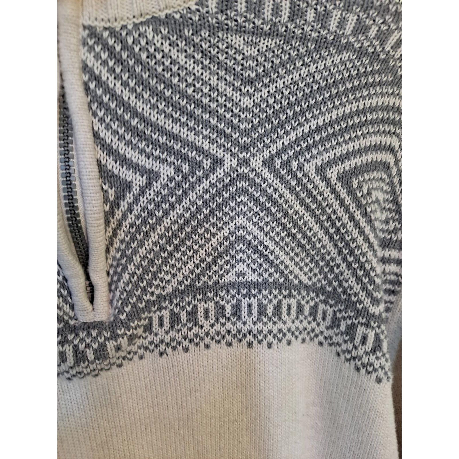 Chaps Chaps 1/4 Zip Sweater with Black Design on top Size Large Size US L / EU 52-54 / 3 - 2 Thumbnail