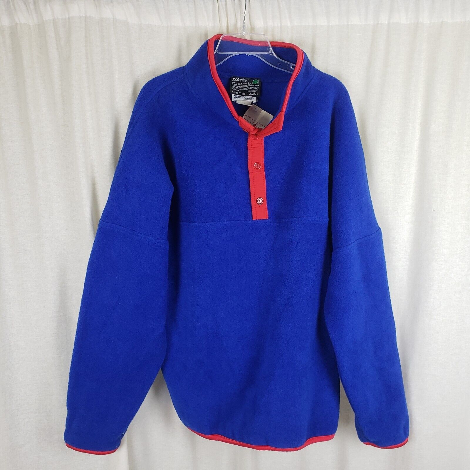 Vintage Mystic Seaport Museum PolarLite Fleece Henley Sweater Jacket Size US XXL / EU 58 / 5 - 1 Thumbnail