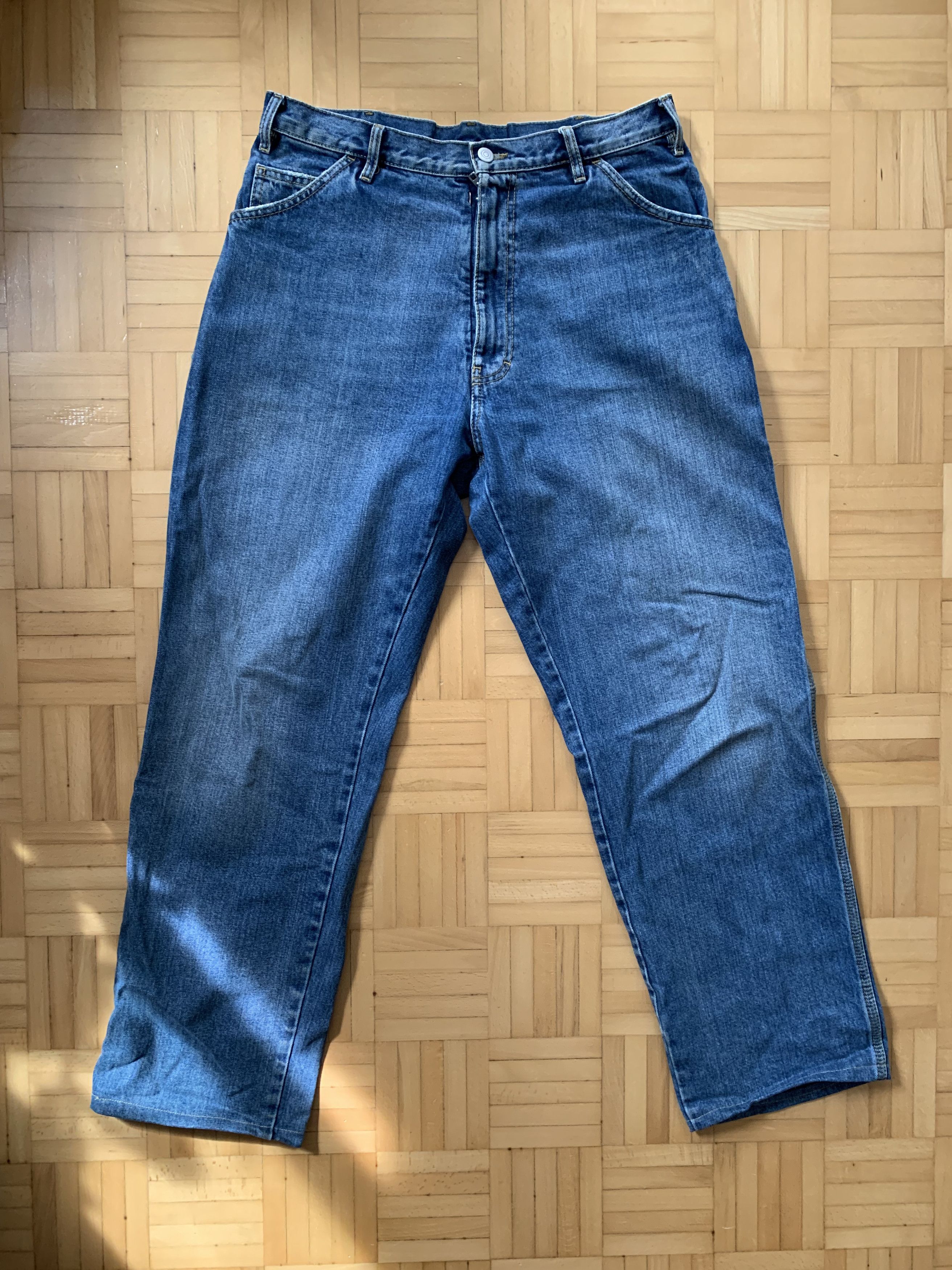 Maison Margiela AW1999 Artisanal Painted Denim Jeans | Grailed