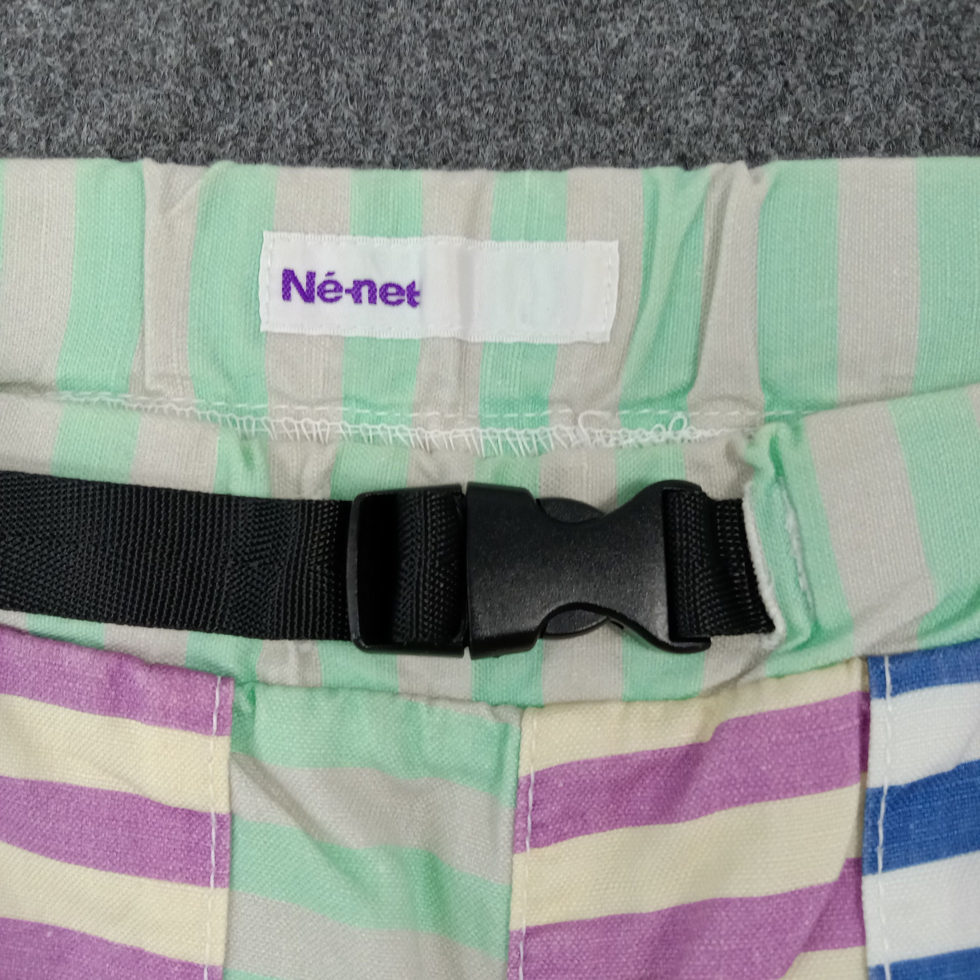 Ne-Net Ne-Net by Issey Miyake Japanese Stripes Pants C265N23 Size US 34 / EU 50 - 3 Thumbnail