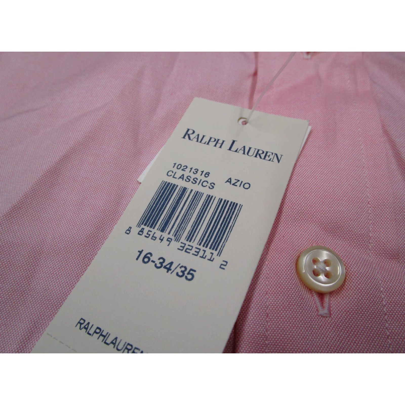 Polo Ralph Lauren Polo Ralph Lauren Dress Shirt Mens 16 34 Pink Azio Classic Button Up Pony Shirt Mens Size 34R - 4 Thumbnail
