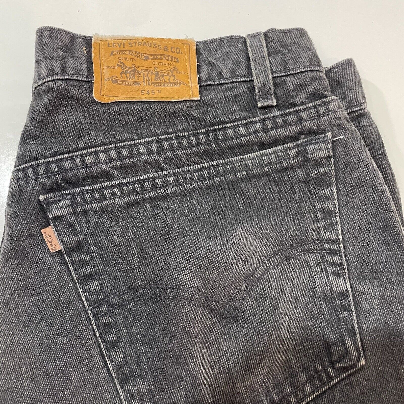 Levi's VTG Levis Men’s 545 Loose Baggy Fit Brown Tab Jeans 36x29 Size US 36 / EU 52 - 10 Thumbnail
