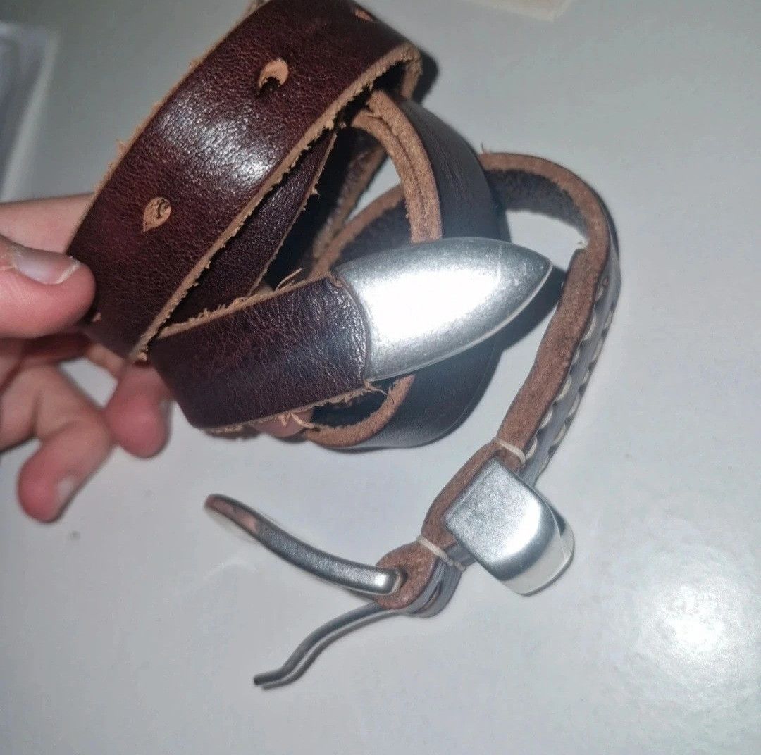 Our Legacy 2cm belt brown Size 34 - 3 Thumbnail