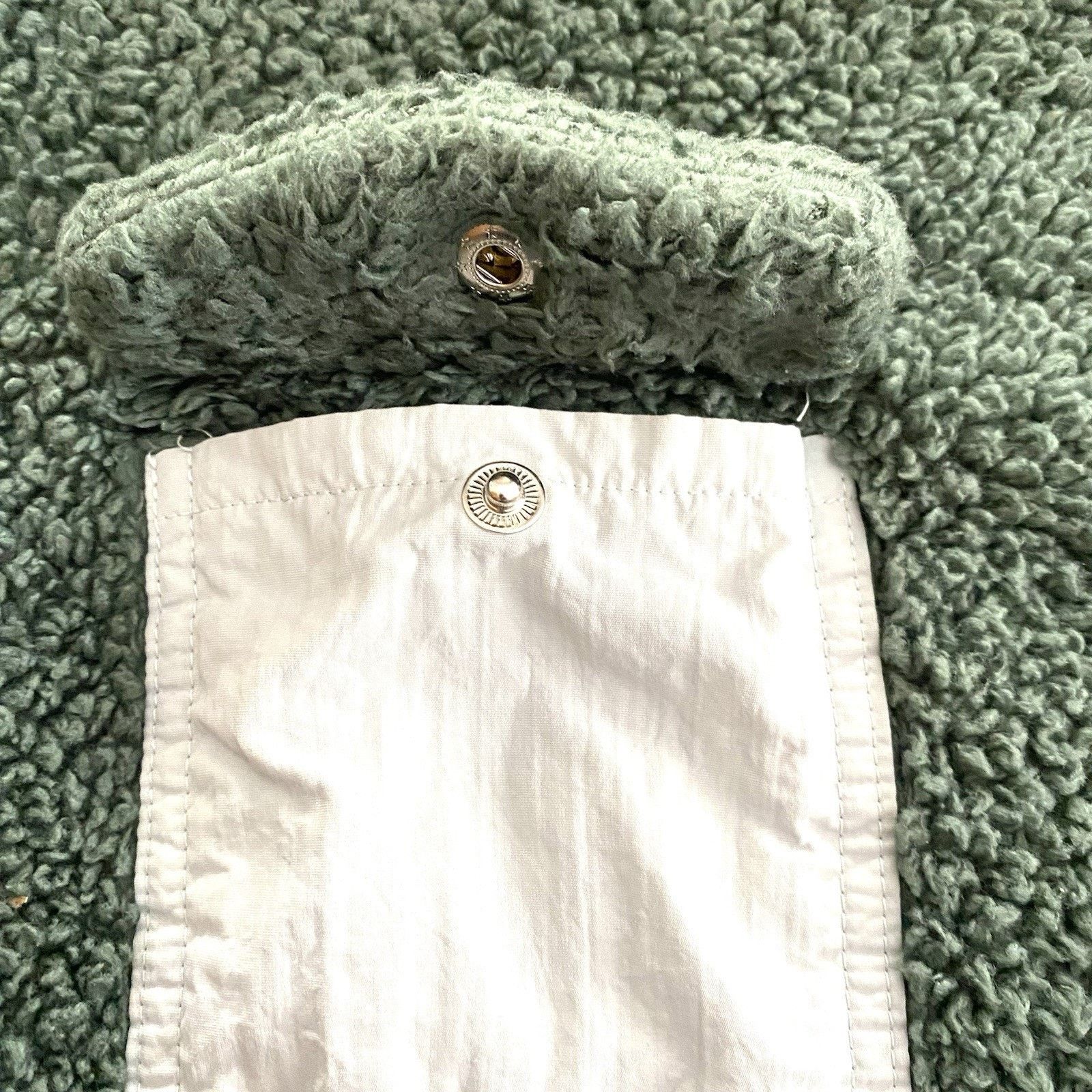 RVCA RVCA Off Grid Sherpa Fleece Sweatshirt Adult Small Green Size S / US 4 / IT 40 - 7 Thumbnail