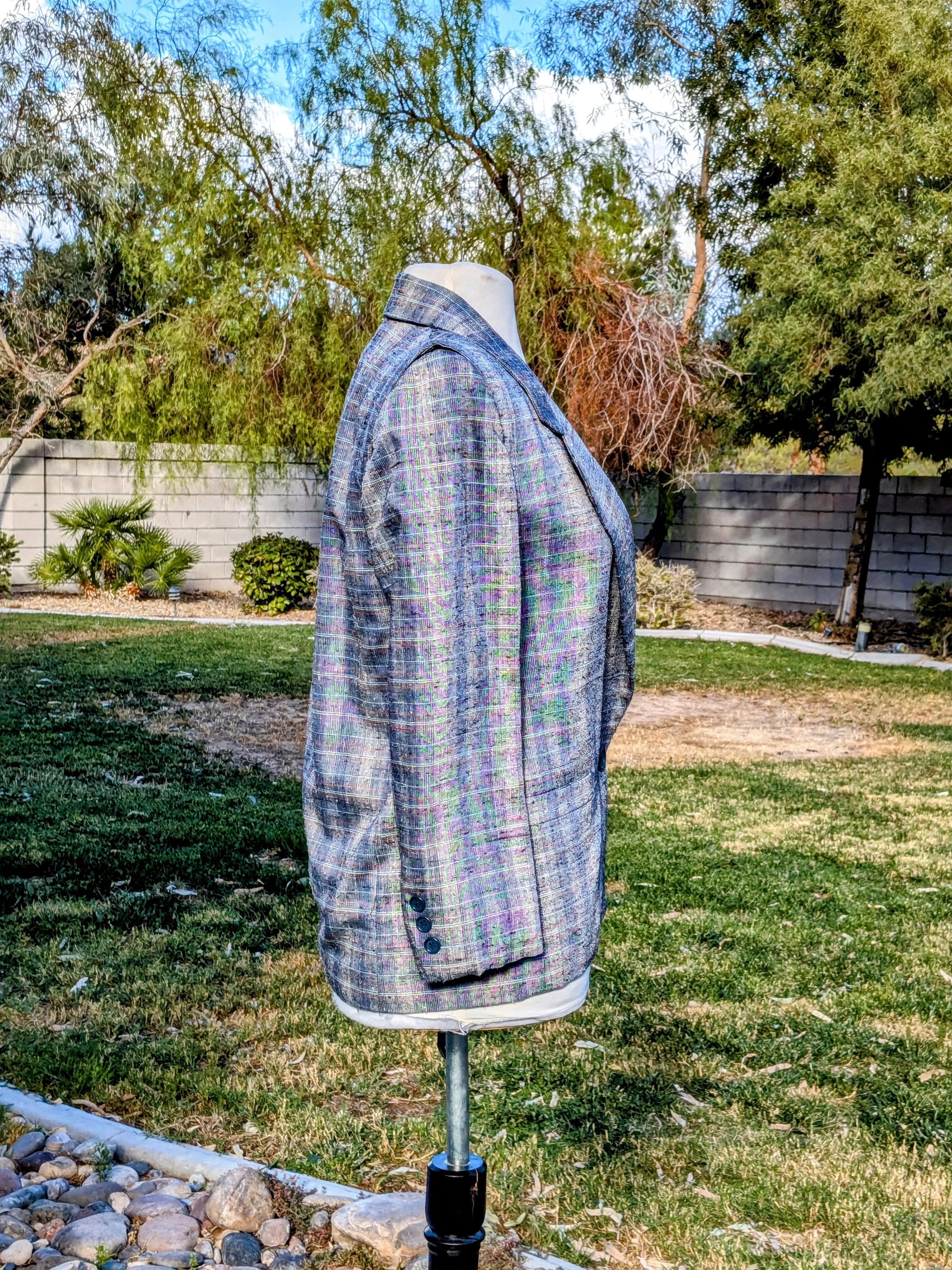 Vintage Vintage 90's Preppy PEABODY HOUSE Plaid Retro Blazer Jacket Size S / US 4 / IT 40 - 2 Thumbnail