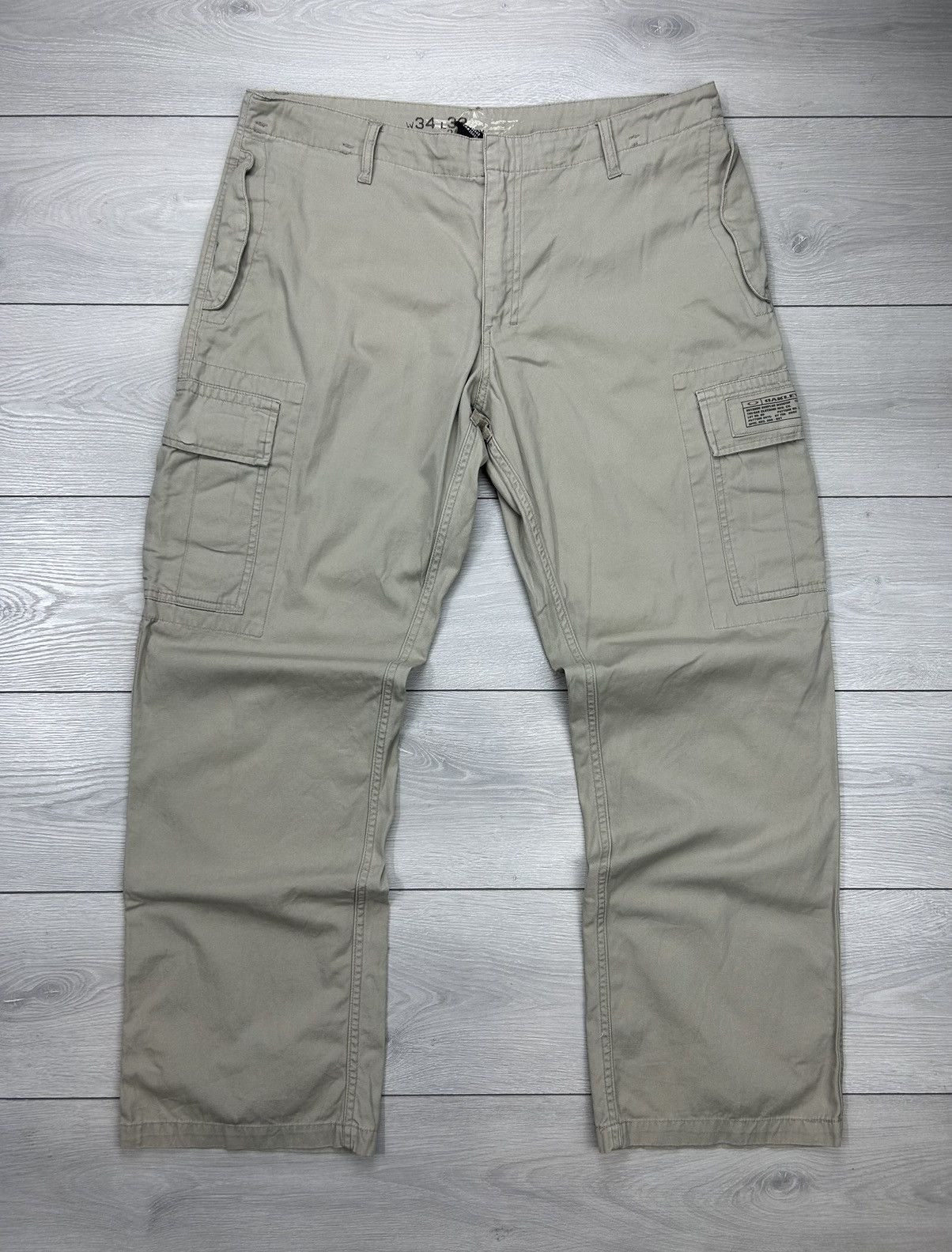 Oakley × Vintage Oakley Vintage Baggy Cargo Pant Size 34 Size US 34 / EU 50 - 2 Thumbnail