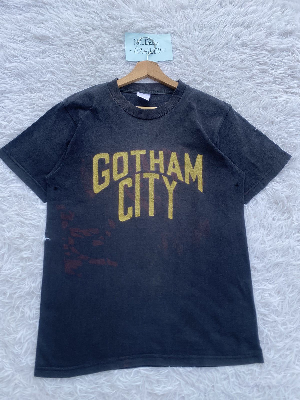 Japanese Brand Rare Vintage Gotham City Inspired Number (N)ine Tshirt Size US S / EU 44-46 / 1 - 5 Thumbnail