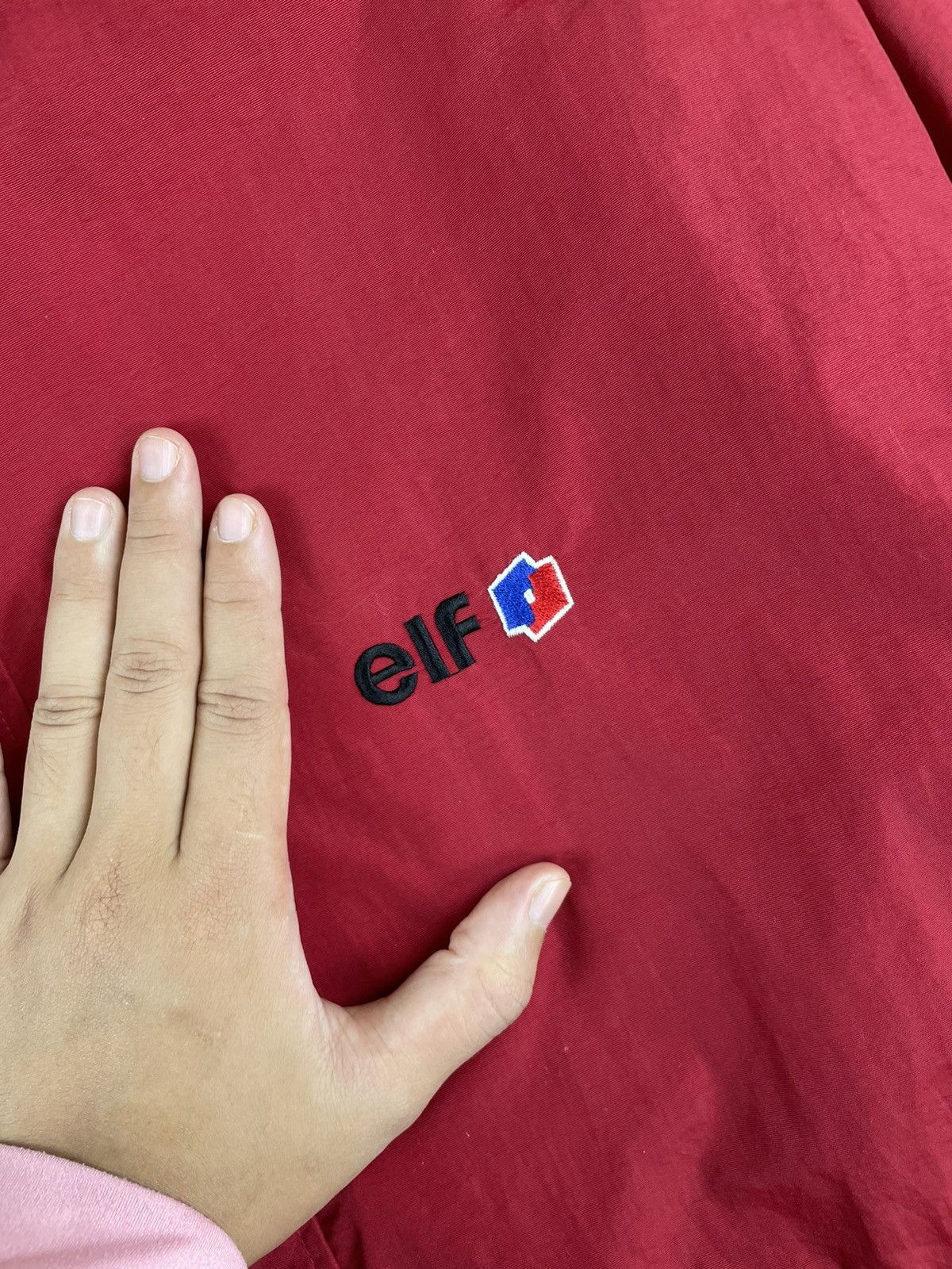 Vintage Vintage ELF Lubricants Japanese Racing Hoodie Jacket Size US L / EU 52-54 / 3 - 6 Thumbnail