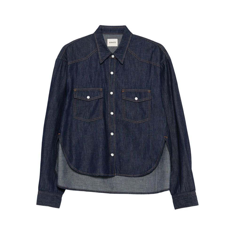 KHAITE Khaite BLUE Tops - Shirts Size S / US 4 / IT 40 - 1 Thumbnail