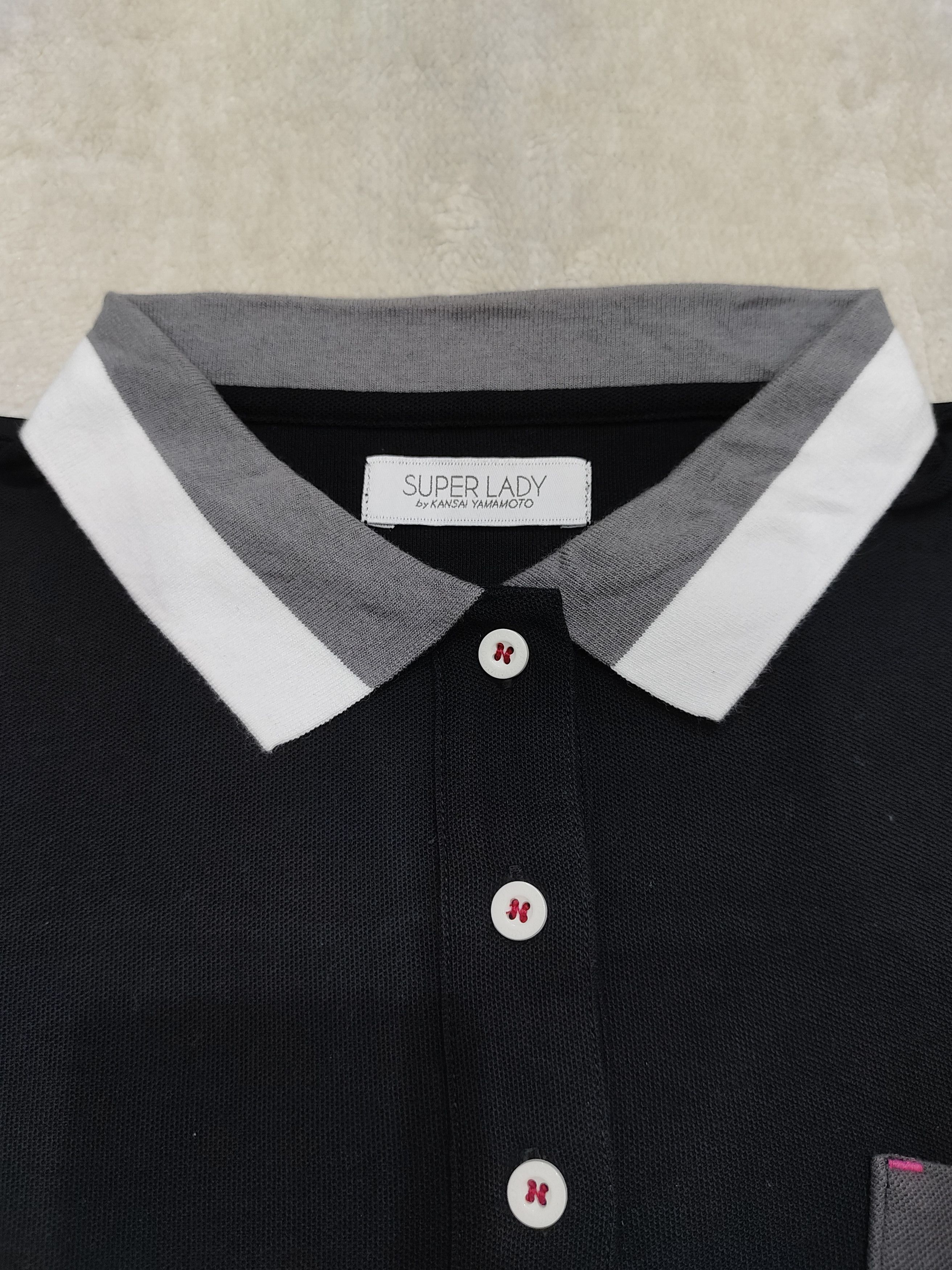Kansai Yamamoto 🇯🇵 Super Lady by Kansai Yamamoto Cropped Polos Size XL / US 12-14 / IT 48-50 - 7 Thumbnail