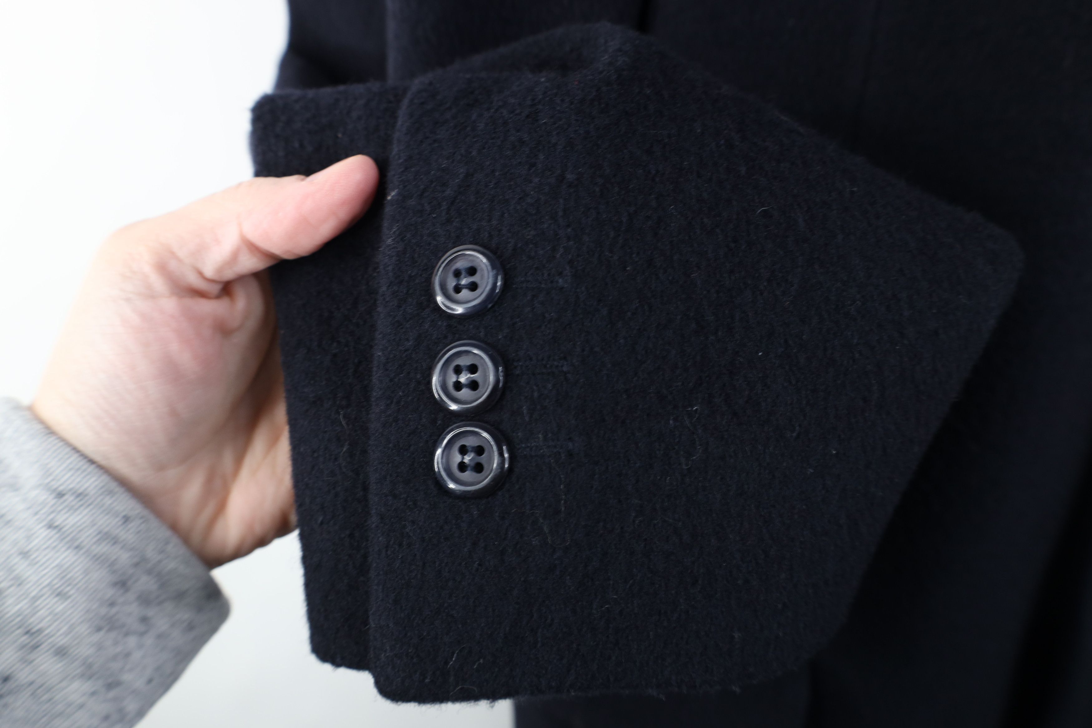Vintage Vintage 90s Streetwear Blend Overcoat Jacket Navy Blue Size US XXL / EU 58 / 5 - 8 Thumbnail