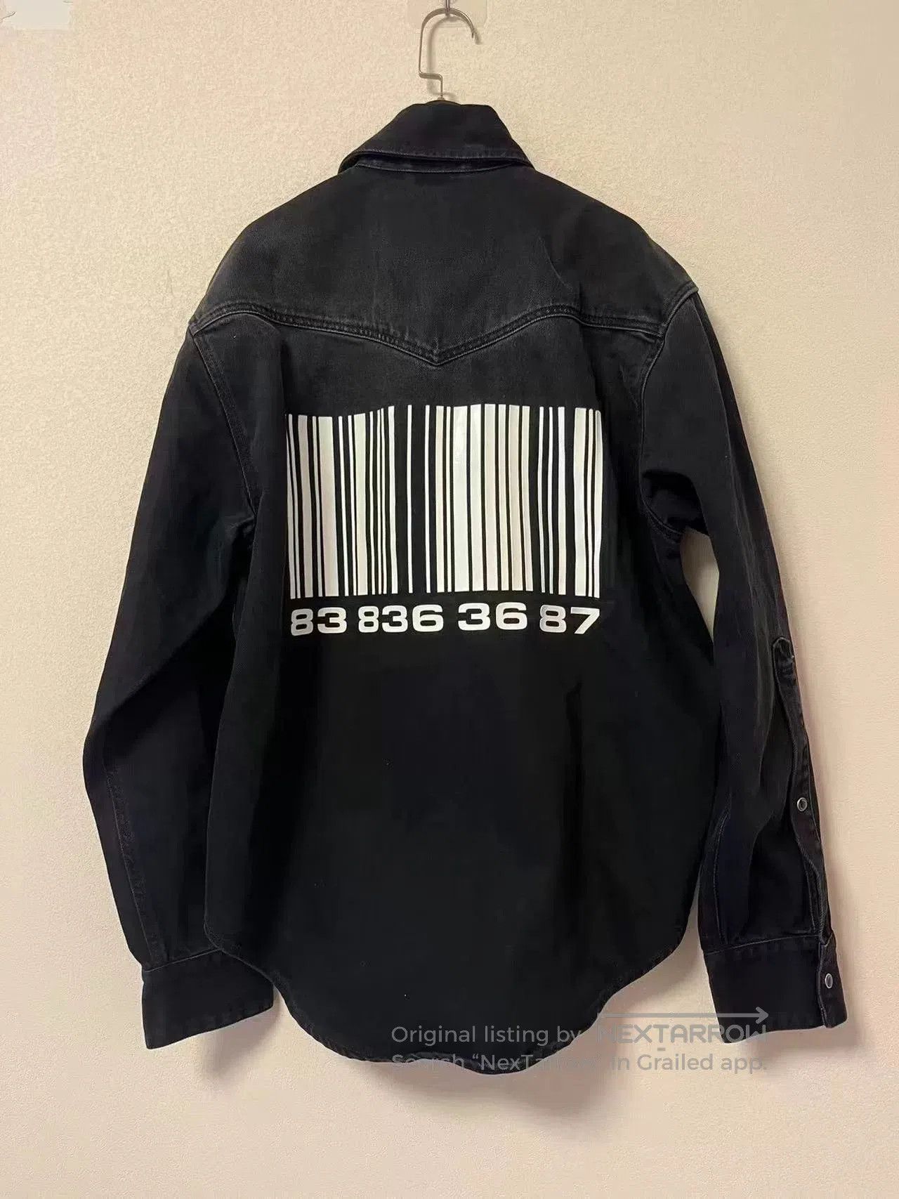 Vetements Vetements Striped Denim Jacket. Size US XS / EU 42 / 0 - 2 Thumbnail