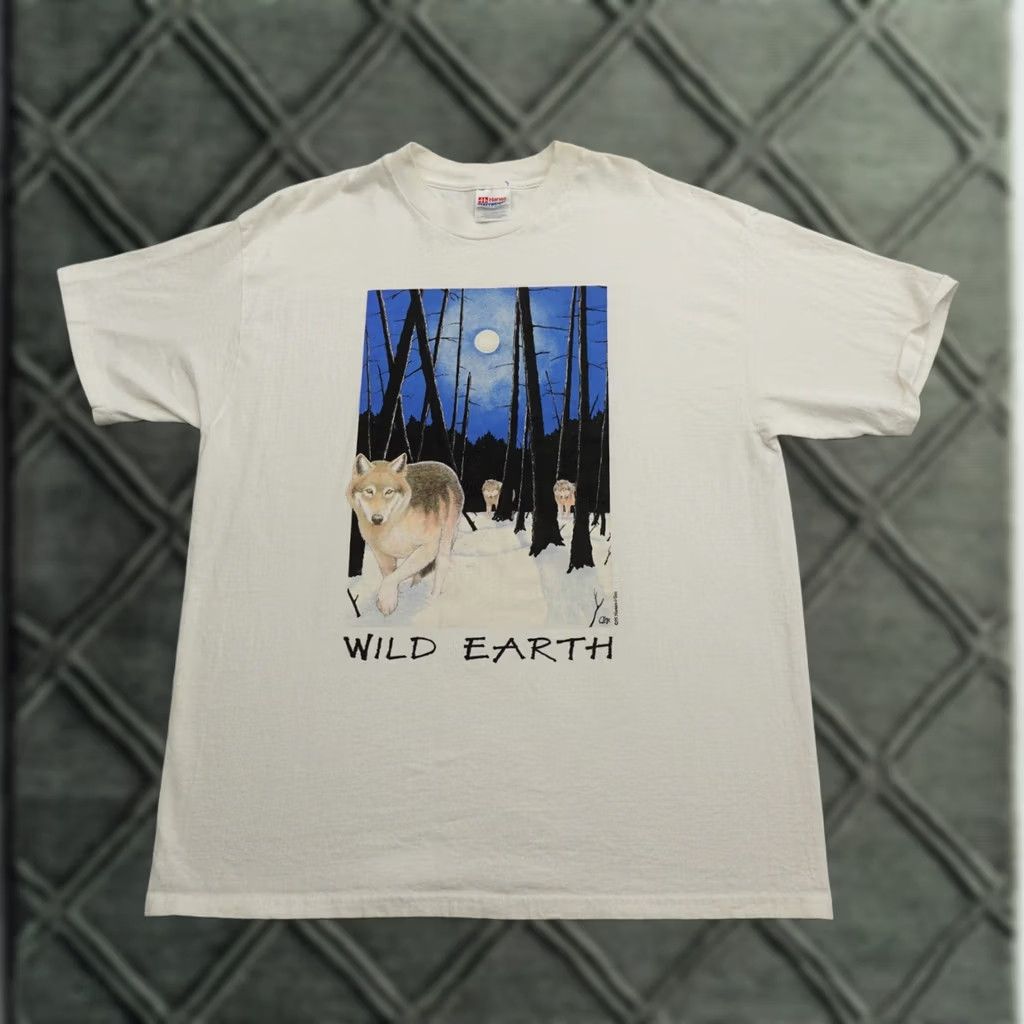 Hanes HANES VTG 90s T-Shirt Adult XL White Size US XL / EU 56 / 4 - 1 Thumbnail