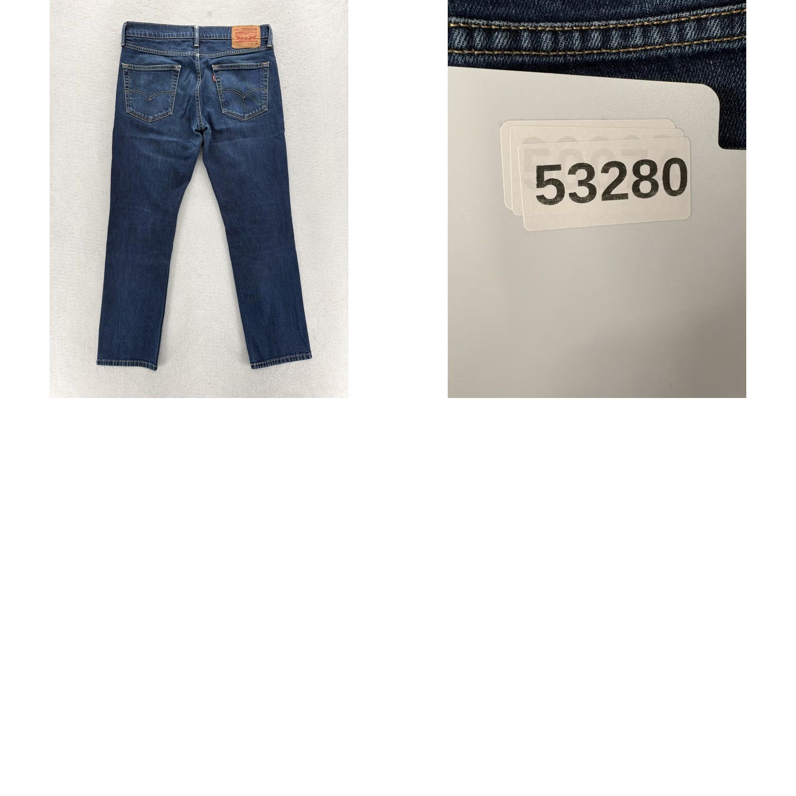 Levi's Mens Levis 511 Jeans Slim Straight Stretch Denim Pants Blue Medium Wash Adult 32x30 Size US 32 / EU 48 - 9 Thumbnail