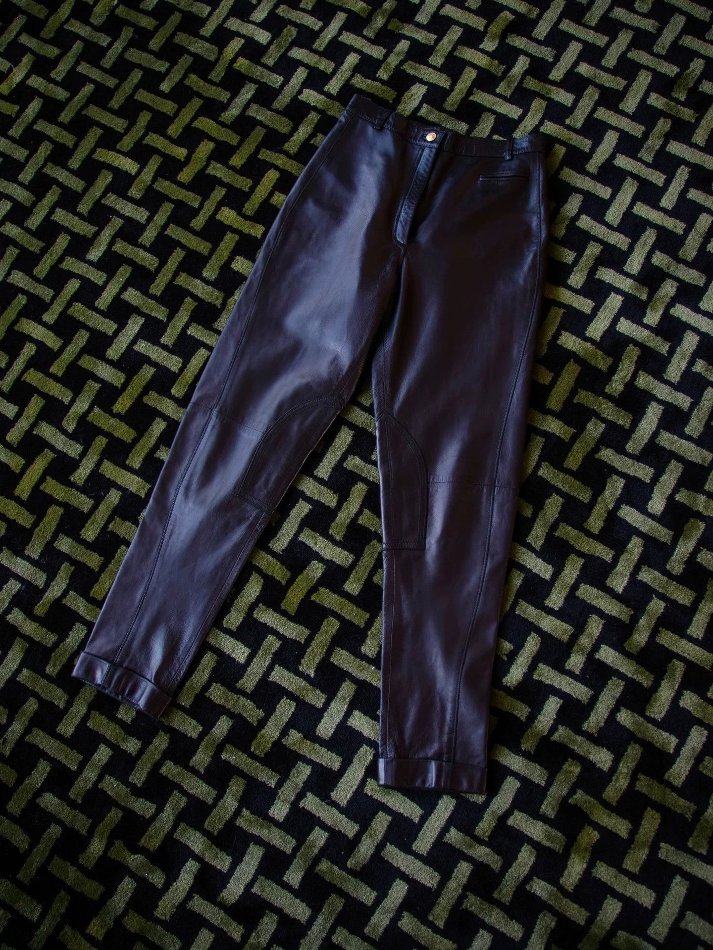 Gucci Gucci Vintage Leather Pants it46 M/L Minor Wear Size 32" / US 10 / IT 46 - 2 Thumbnail