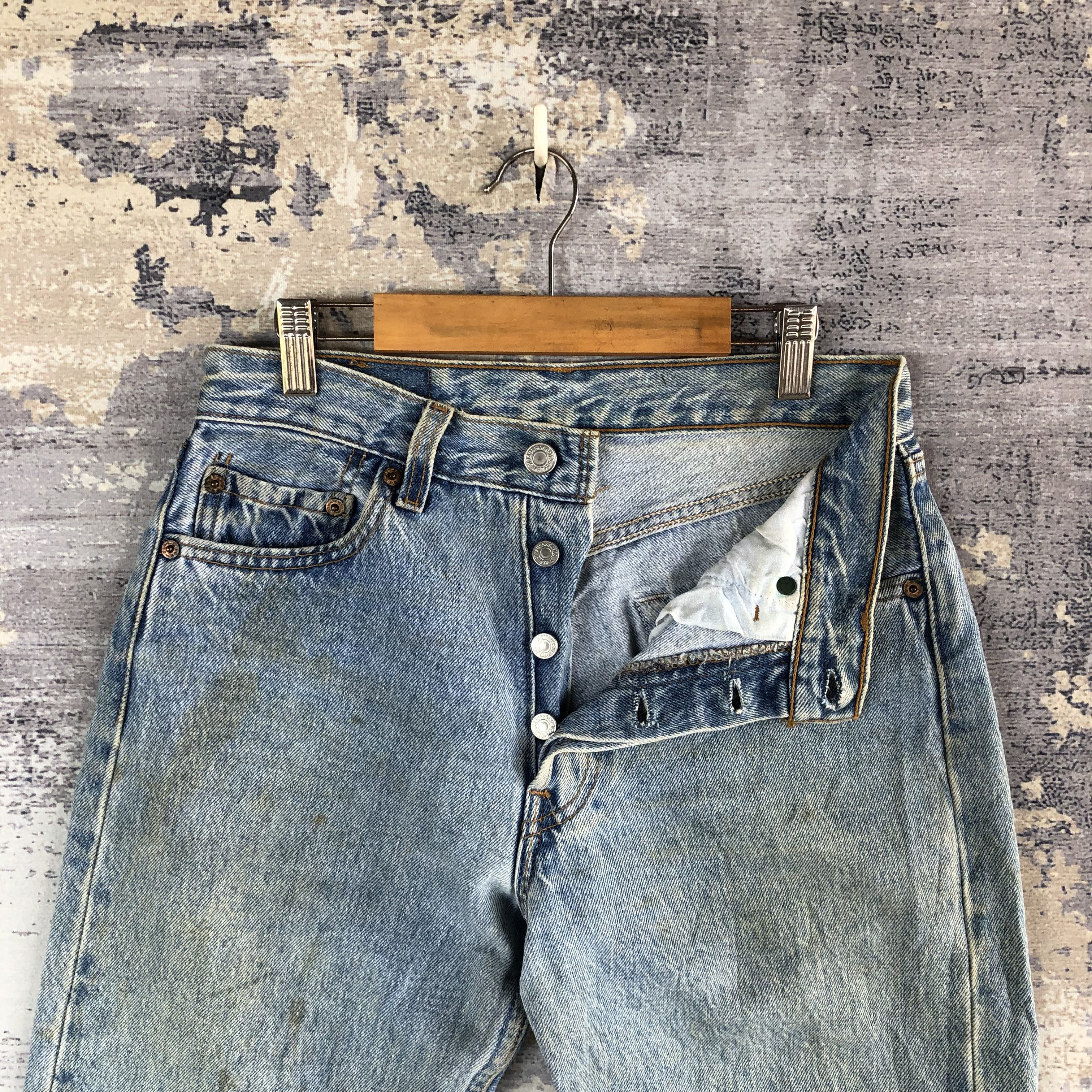 Levi's Vintage Levis 501 Jeans Dirty Levi's Faded Stone Wash Denim Size 26" / US 2 / IT 38 - 6 Thumbnail
