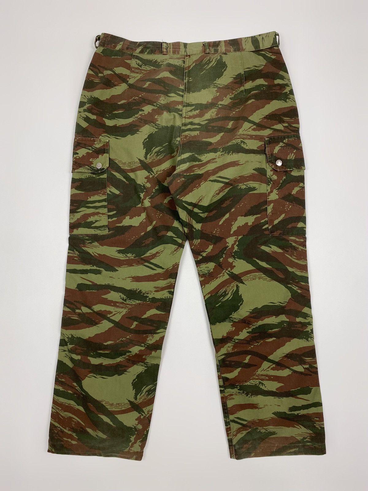 Vintage 1990’s Vintage Greek Army HBT Lizard Camo Cargo Pants Size US 34 / EU 50 - 8 Thumbnail