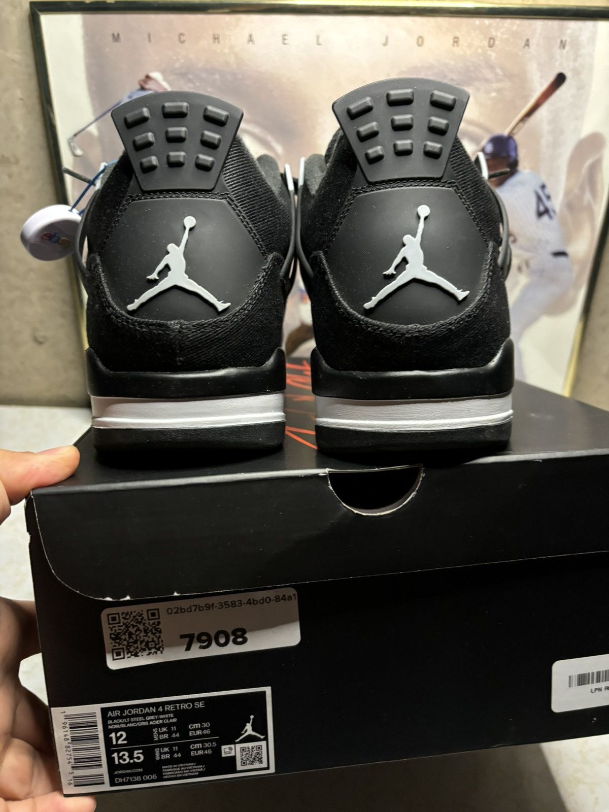 Jordan Brand Jordan Retro 4 ‘canvas’ Size US 12 / EU 45 - 7 Thumbnail