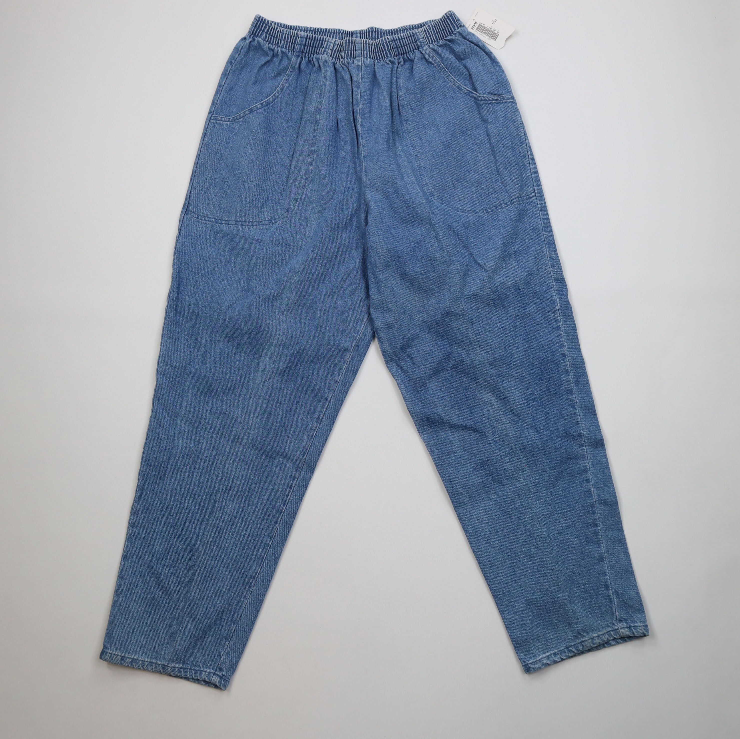 Vintage Deadstock Vintage 90s Streetwear Denim Jeans USA Blue Size 40" / US 18 - 1 Thumbnail