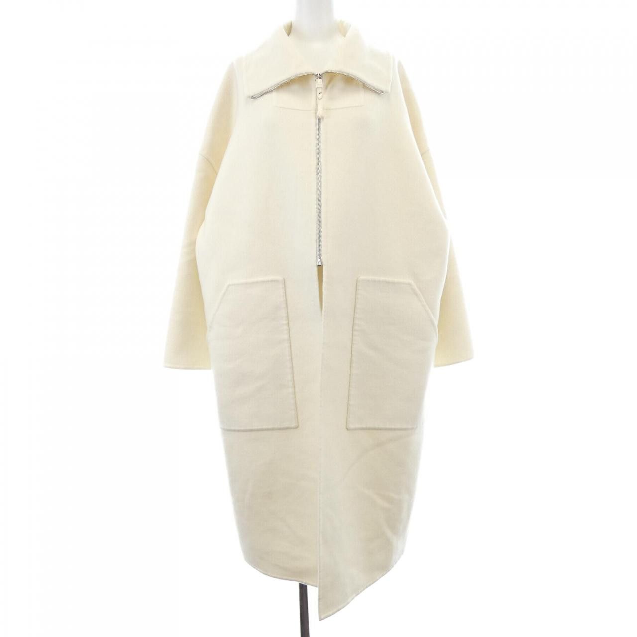 Hermes Hermes Hermes Double Face Cashmere Coat Textile Outerwear DUTY FREE for USA Size ONE SIZE - 1 Thumbnail