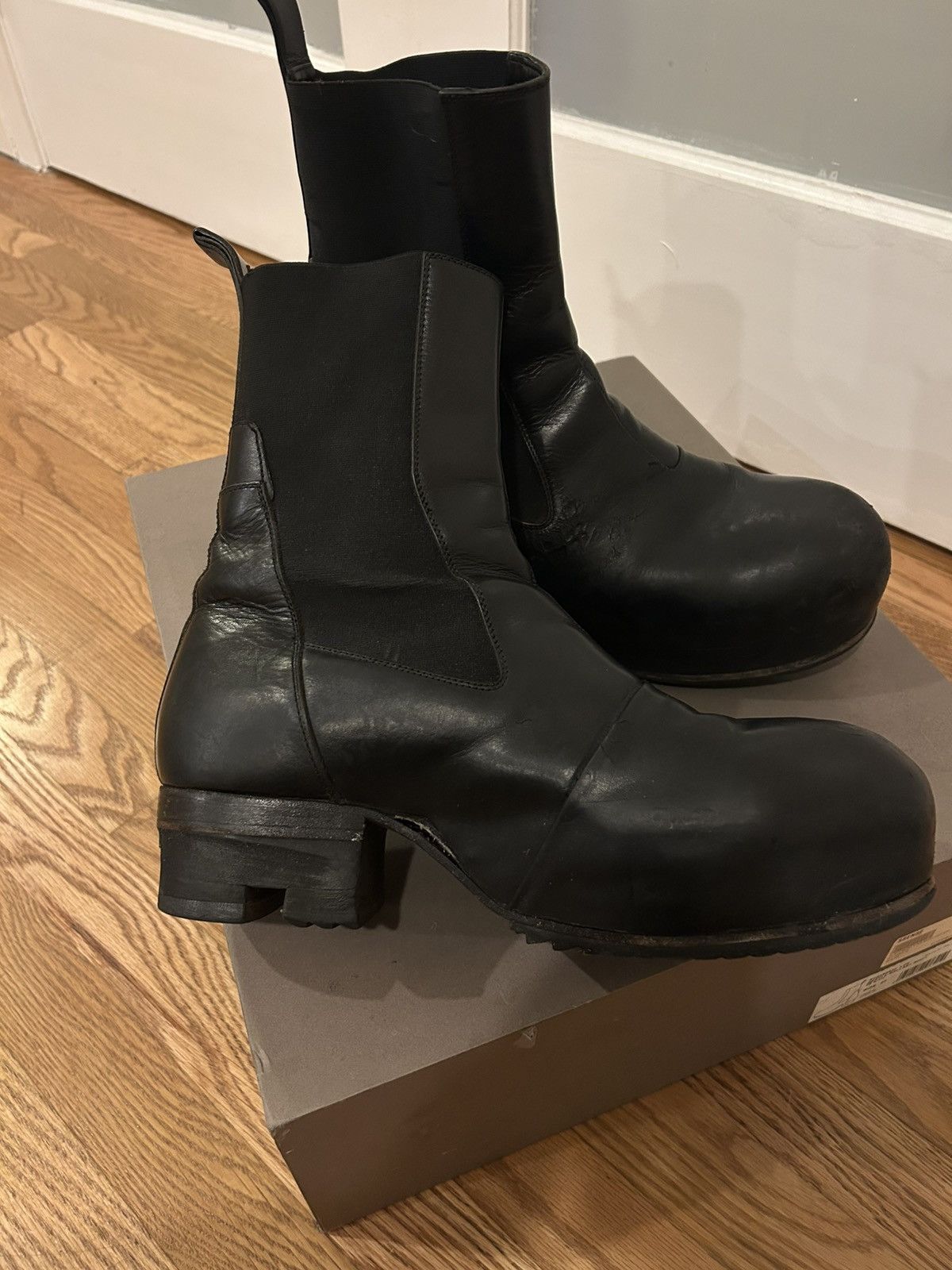 Rick Owens SS21 Phlegethon Rick Owens Beatle Ballast Boots Size US 10 / EU 43 - 3 Thumbnail