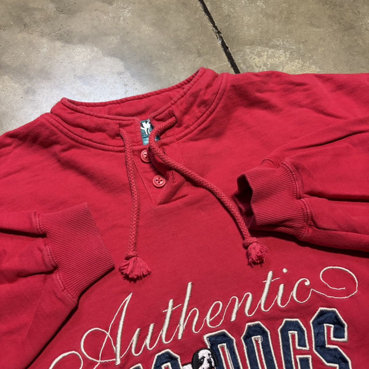 Big Dogs Vintage 90s Big Dogs Santa Barbara Sweatshirt Mock Neck Size US L / EU 52-54 / 3 - 6 Thumbnail