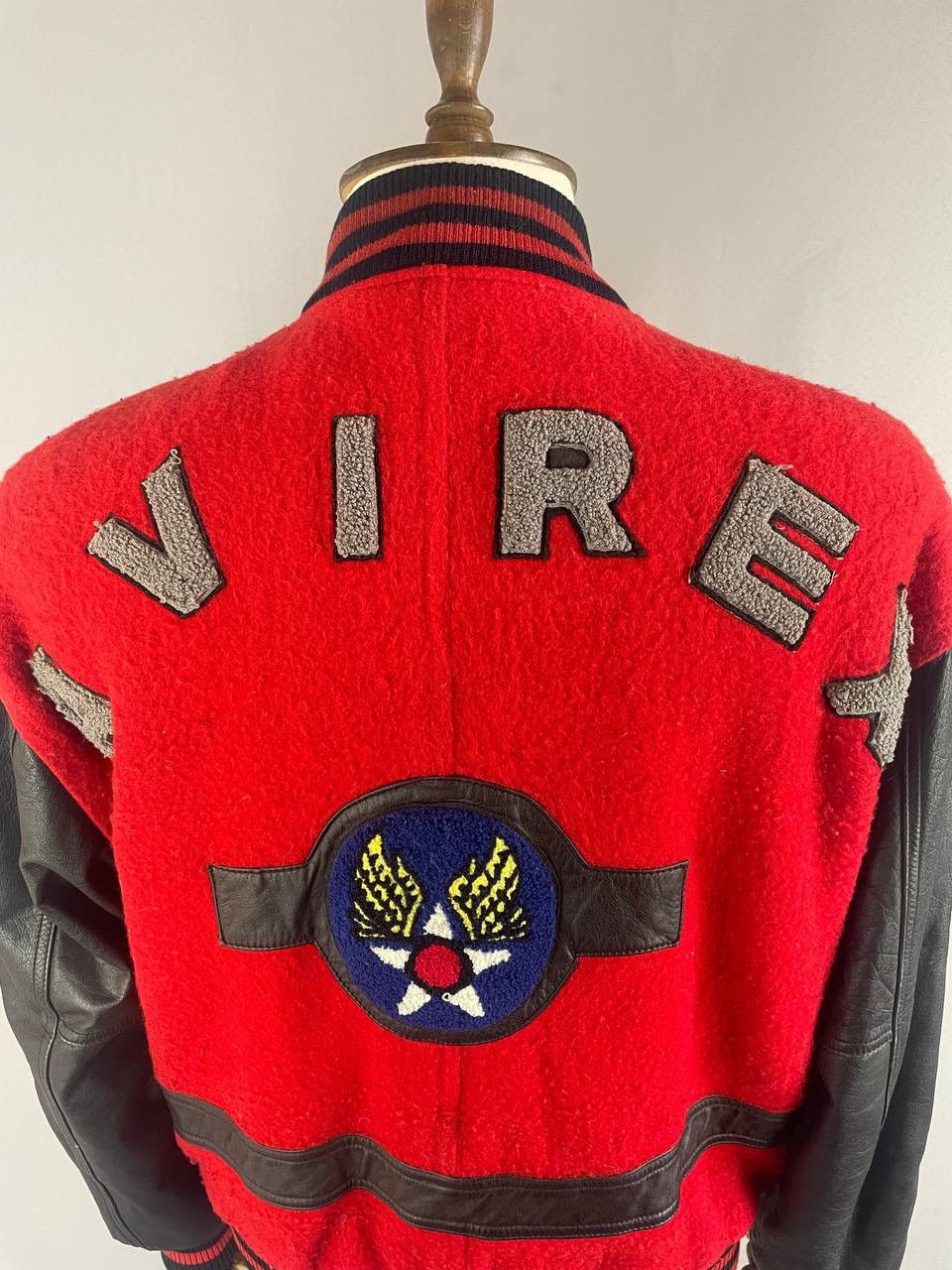 Avirex Avirex Varsity Jacket Leather Bomber USA Vintage Rare Size US M / EU 48-50 / 2 - 13 Thumbnail