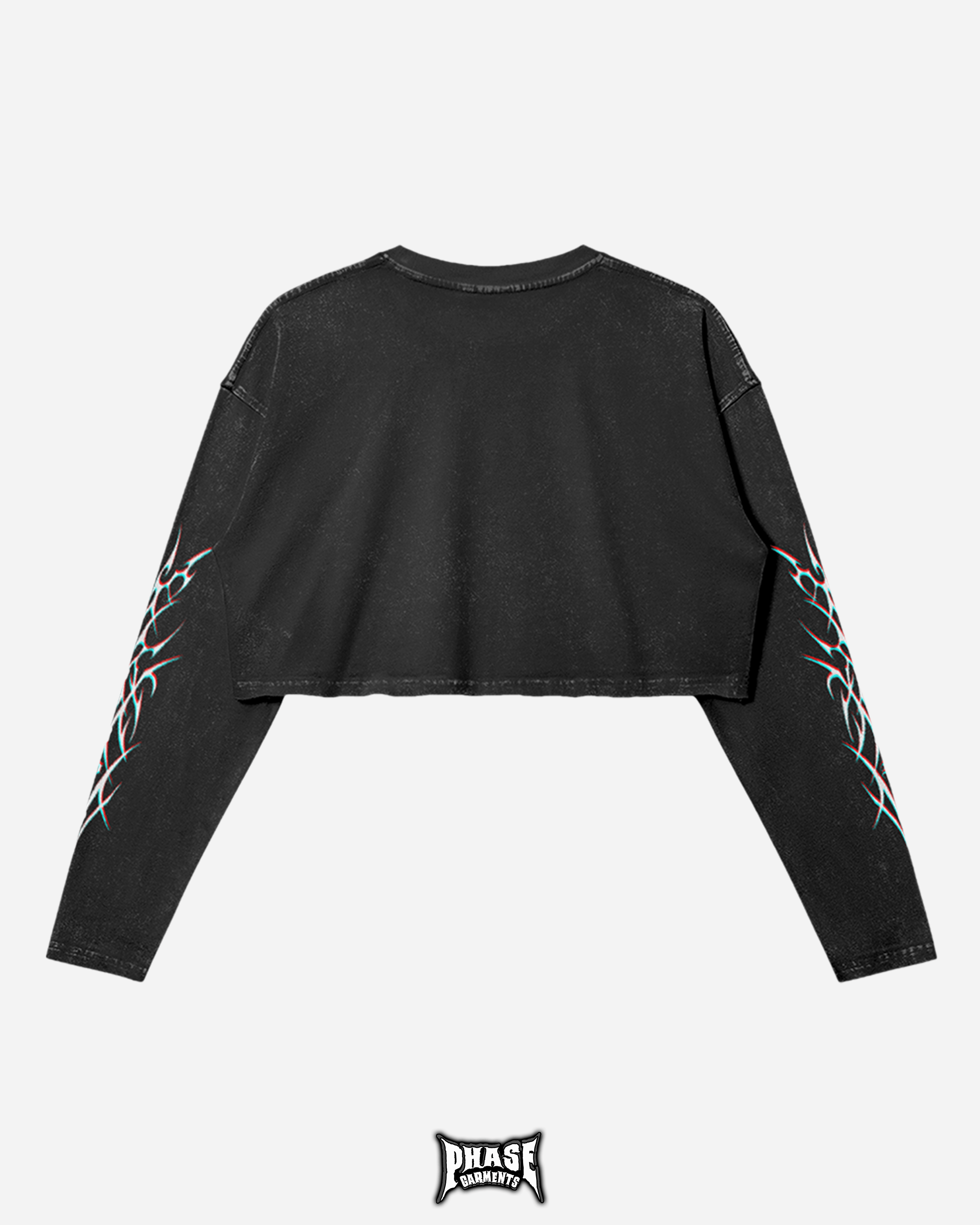 PHASE Garments Xerox Longsleeve Crop Top Size Medium Size M / US 6-8 / IT 42-44 - 2 Thumbnail