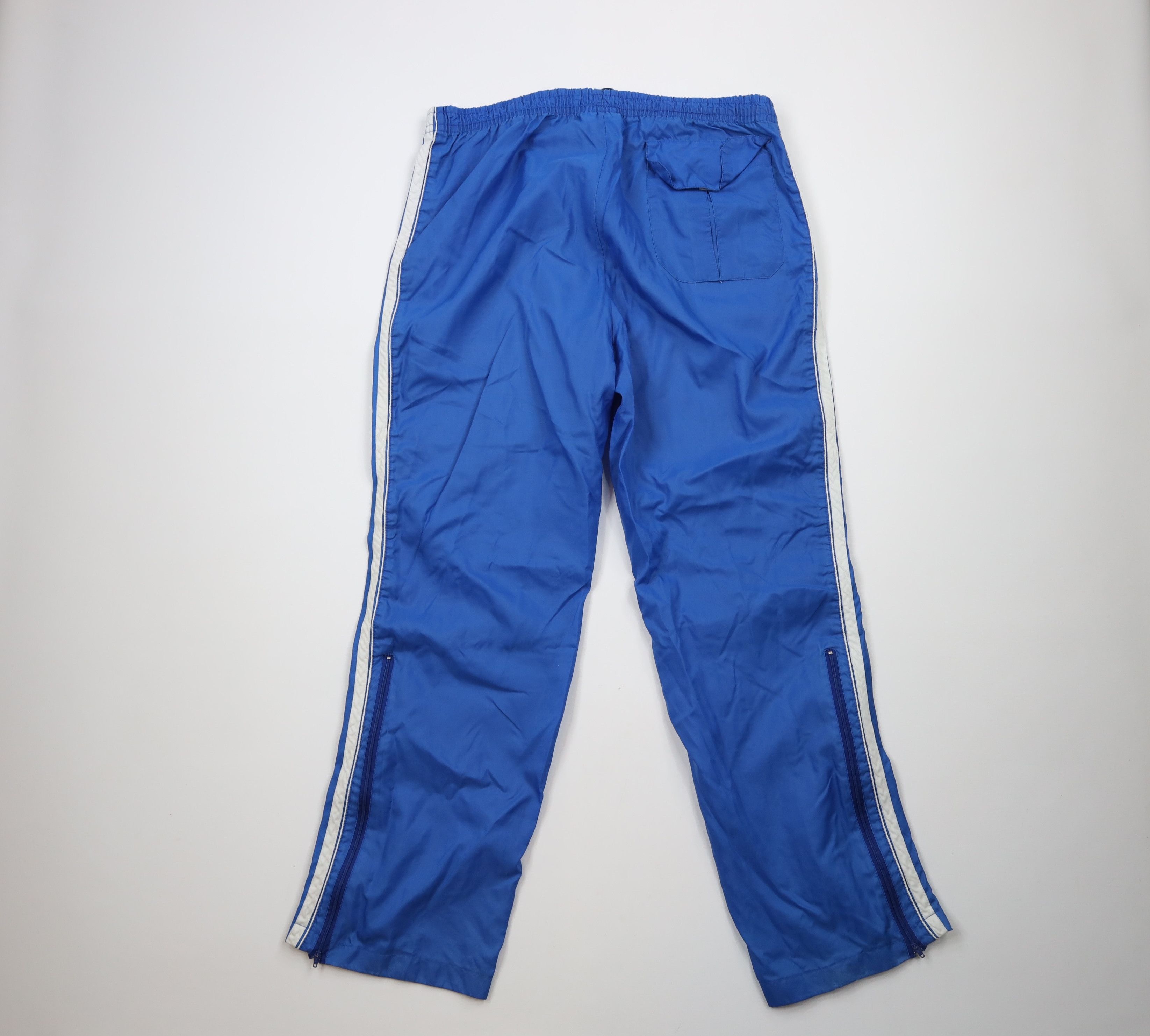 Asics × Vintage Vintage 80s Asics Tiger Windbreaker Pants Royal Blue Size US 36 / EU 52 - 8 Thumbnail