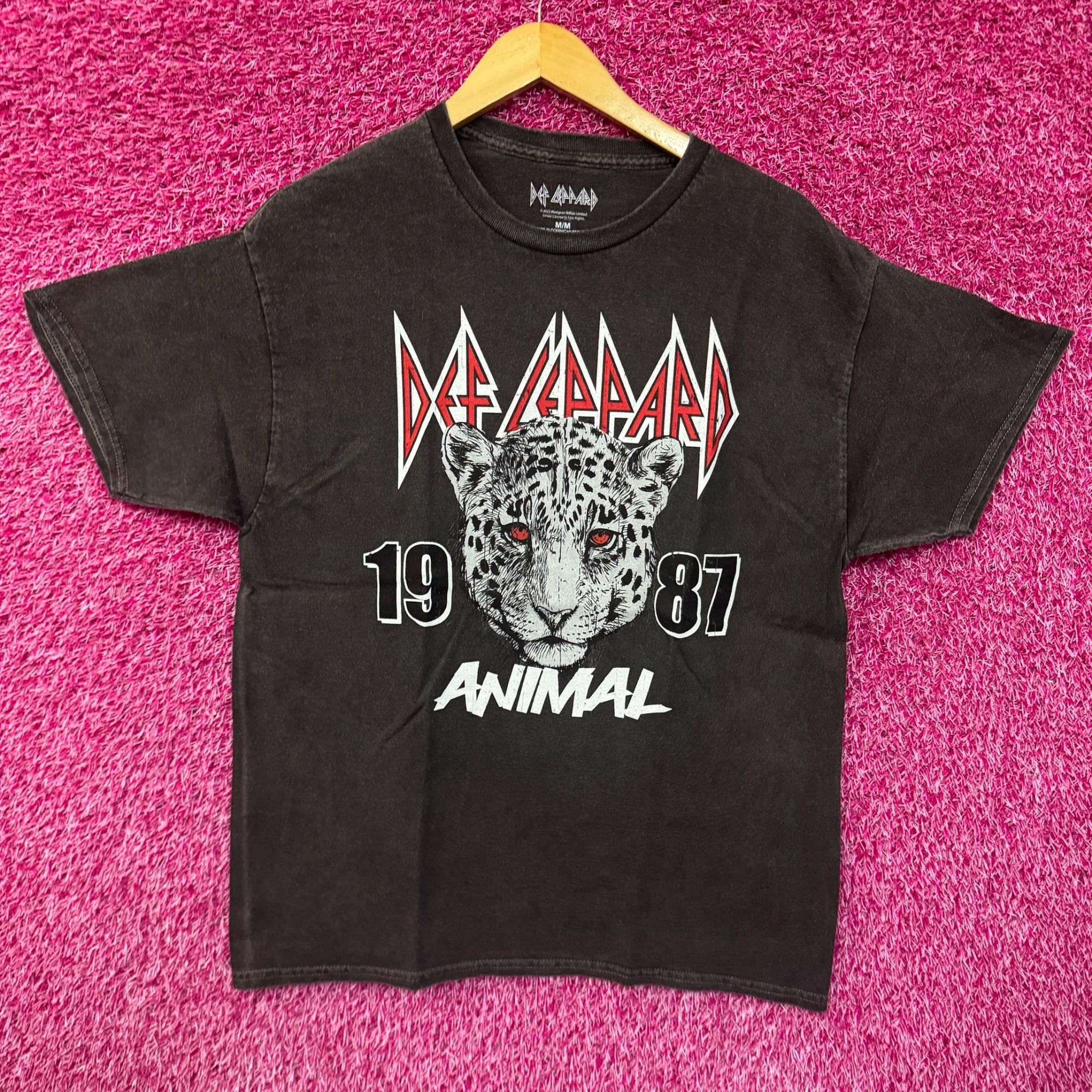 Def Leppard Def Leppard 1987 Animal Hysteria Heavy Metal Rock Band Tee M Size US M / EU 48-50 / 2 - 1 Thumbnail