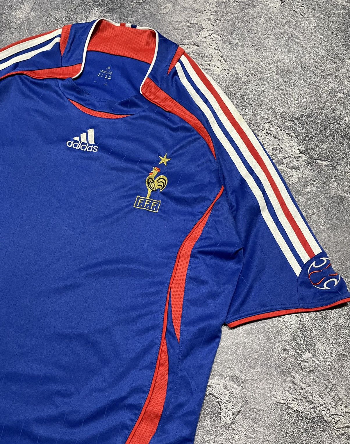 Adidas × Vintage 2006/07 Adidas France Vintage Retro Soccer Jersey Y2K Size US M / EU 48-50 / 2 - 3 Thumbnail