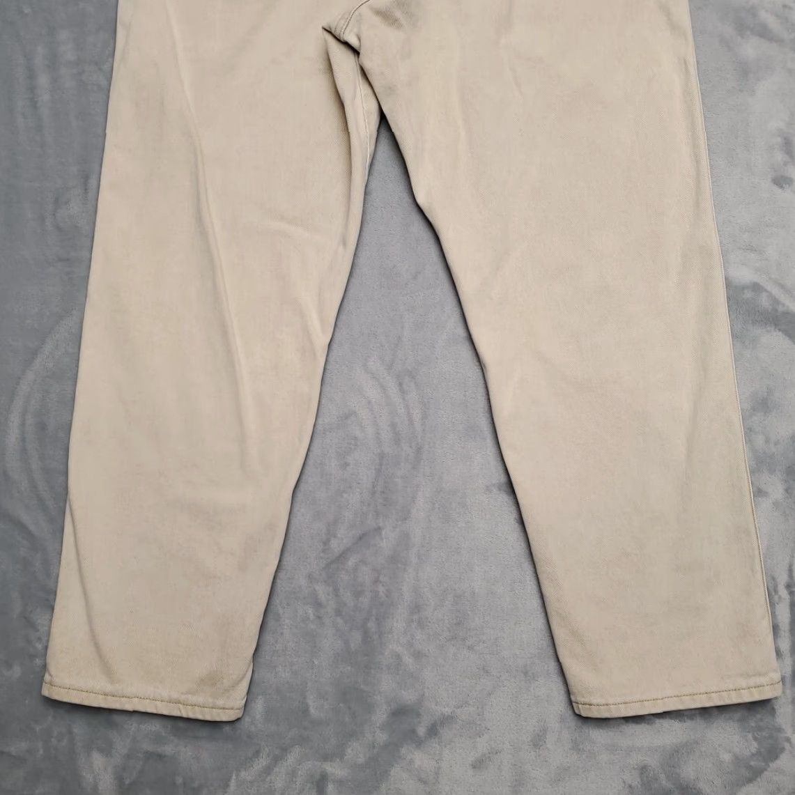 Wrangler VINTAGE Wrangler Jeans Men 40x30 Beige Denim Twill Rugged Wear Work Pant Made in USA Size US 40 / EU 56 - 6 Thumbnail