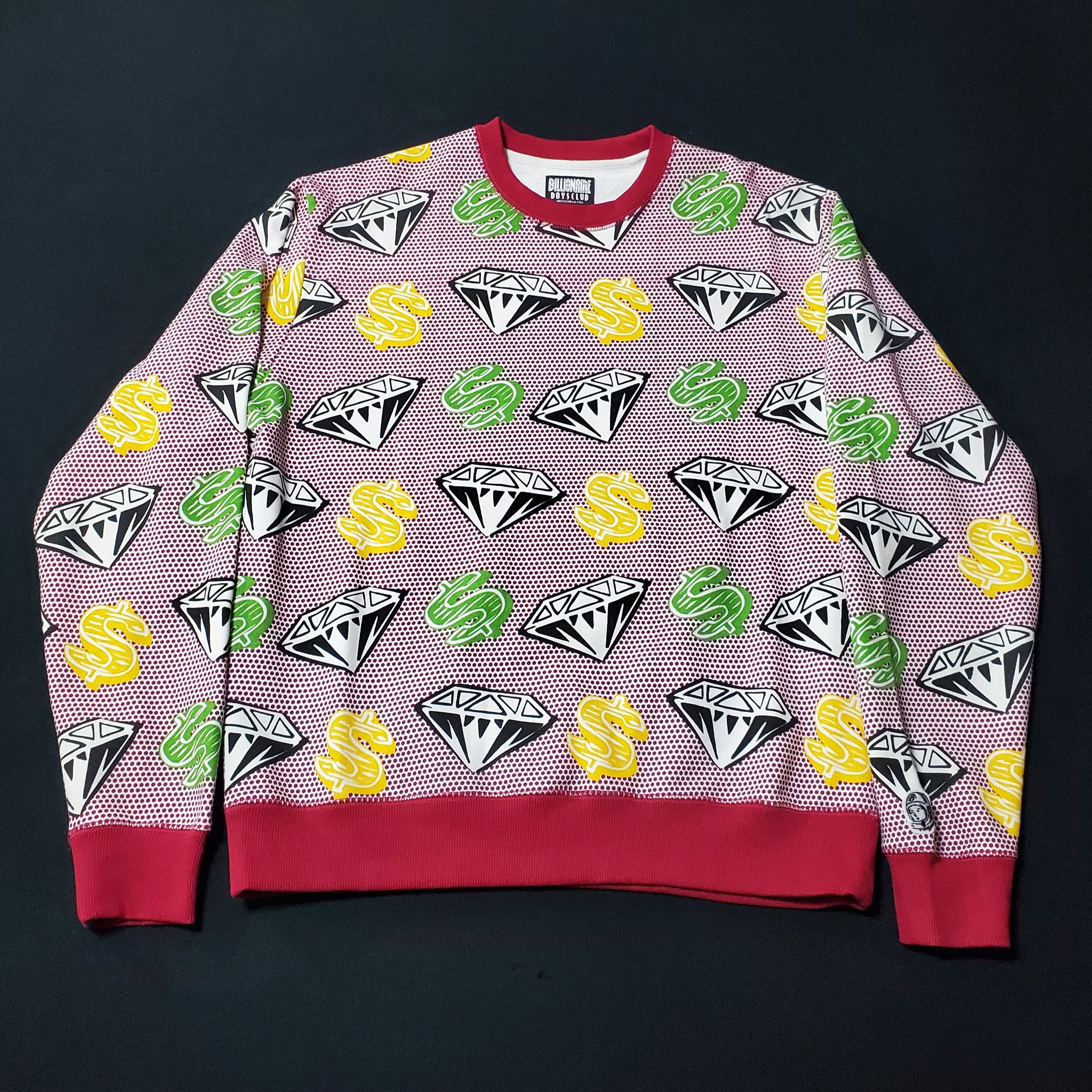 Billionaire Boys Club Billionaire Boys Club Diamonds & Dollars Sweater Size US M / EU 48-50 / 2 - 1 Thumbnail