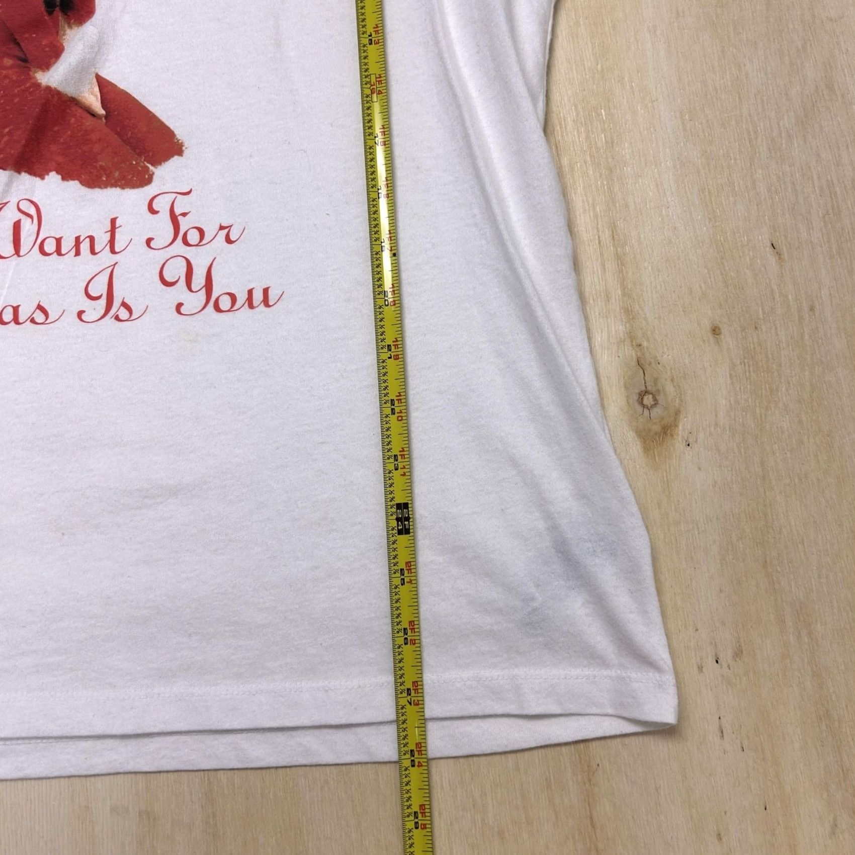 Old Navy Mariah Carey Mens Large White Christmas Graphic Shirt Old Navy Size US L / EU 52-54 / 3 - 5 Thumbnail