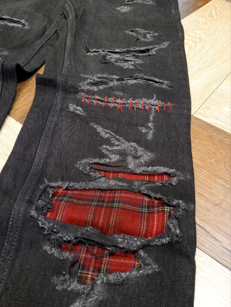 If Six Was Nine PROPAGANDA JOSH ROX JAPAN PUNK SEDITIONARIES JEANS Size US 29 - 4 Thumbnail