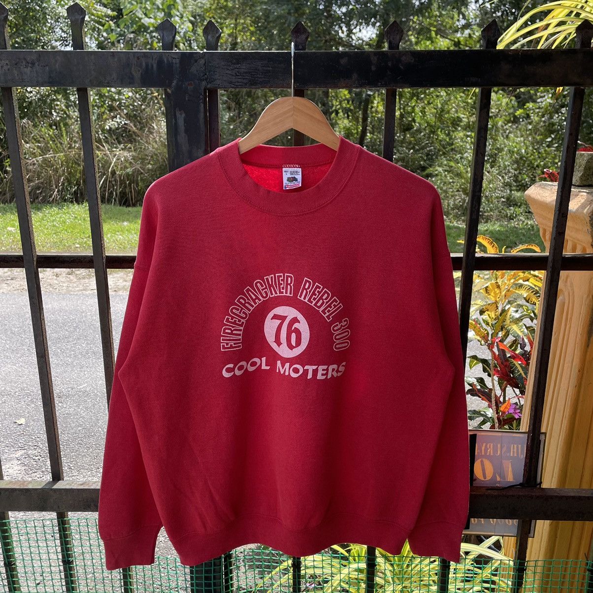 Fruit Of The Loom × Vintage 🔥Vintage Firecrackers Rebel 300 Cool Moters Sweatshirts Size US M / EU 48-50 / 2 - 1 Thumbnail