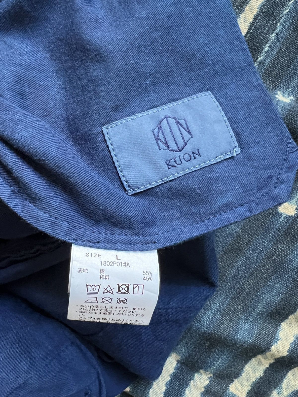 KUON Kuon Kountry Hand dyed Aizome Chino Pants Visvim Kapital Size US 34 / EU 50 - 10 Thumbnail