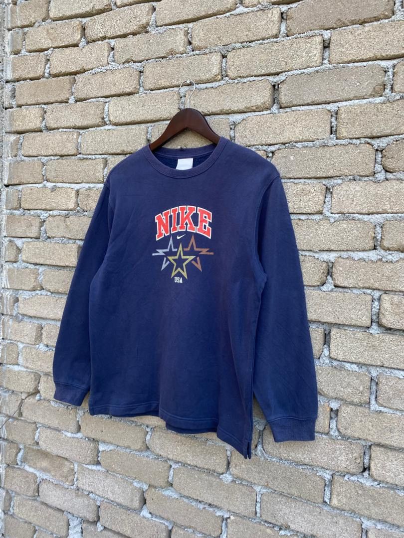 Nike Nike USA Spellout Crewneck Sweatshirt Size US L / EU 52-54 / 3 - 4 Thumbnail