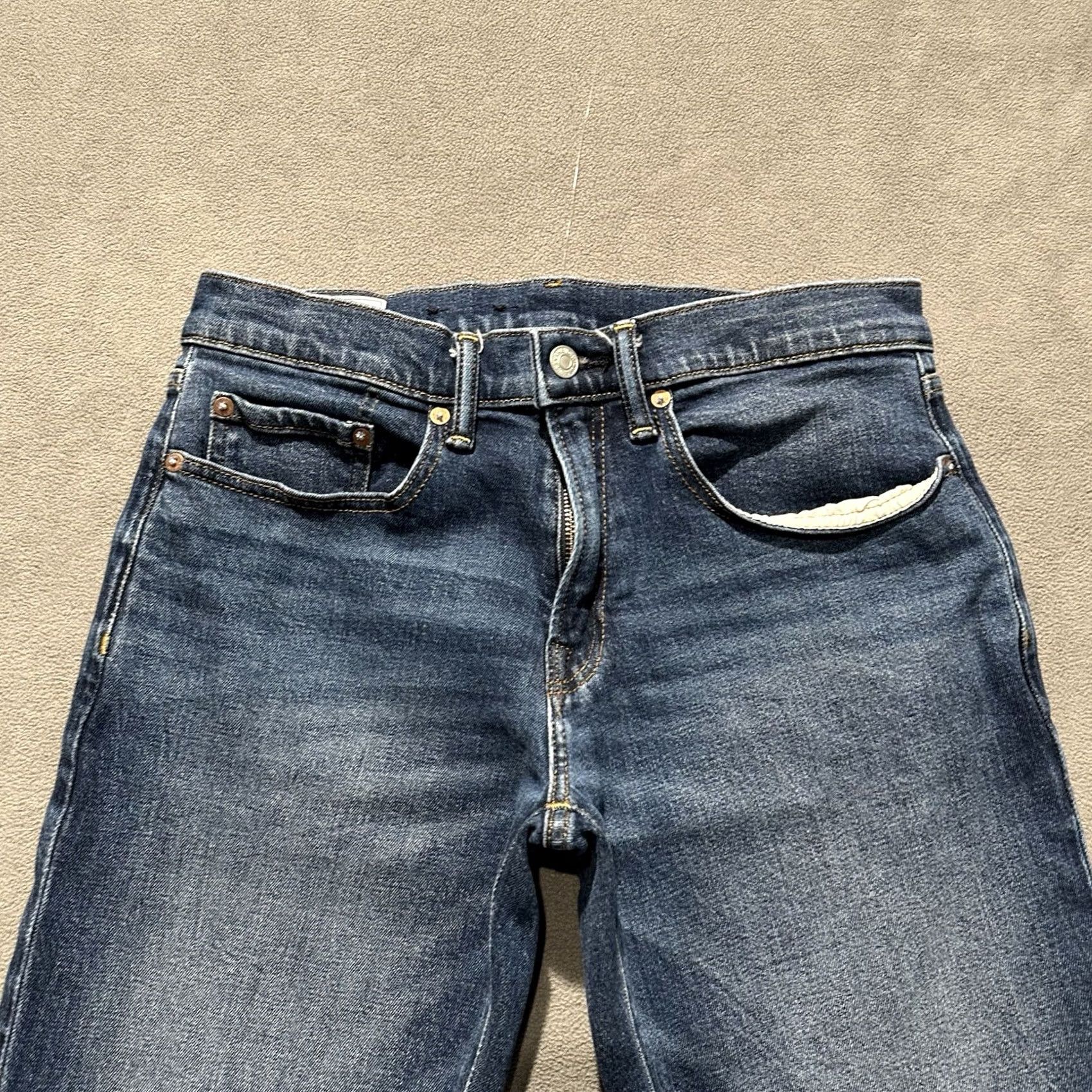Gap GAP Jeans Mens 31x32 Slim Fit Soft Flex Stretch Blue Denim Medium Wash GUC Size US 31 - 3 Thumbnail