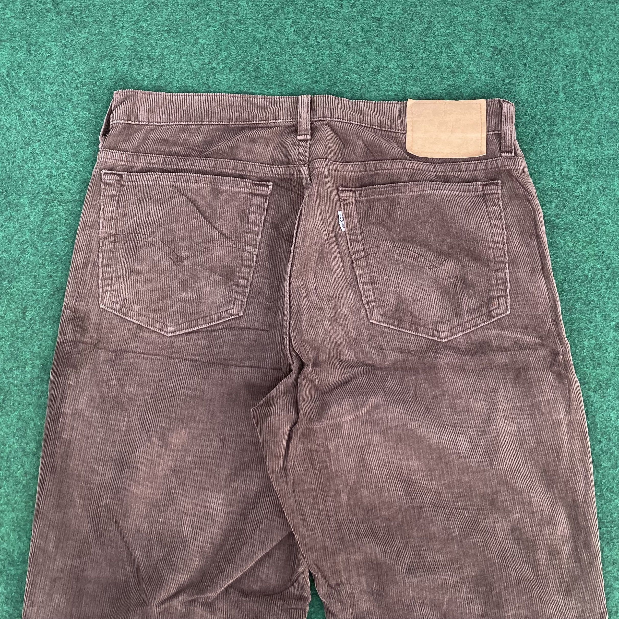 Designer × Levi's × Vintage Vtg Levis 517 Corduroy Sz 32 Bootcut Flared Faded Jeans Size US 32 / EU 48 - 10 Thumbnail